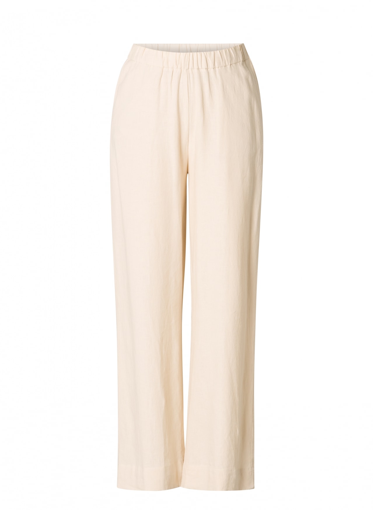 Base Level Curvy Leinenhose »Yula«  Sommerhose, Leinen-Viskose-Mix, mit elastischem Bund