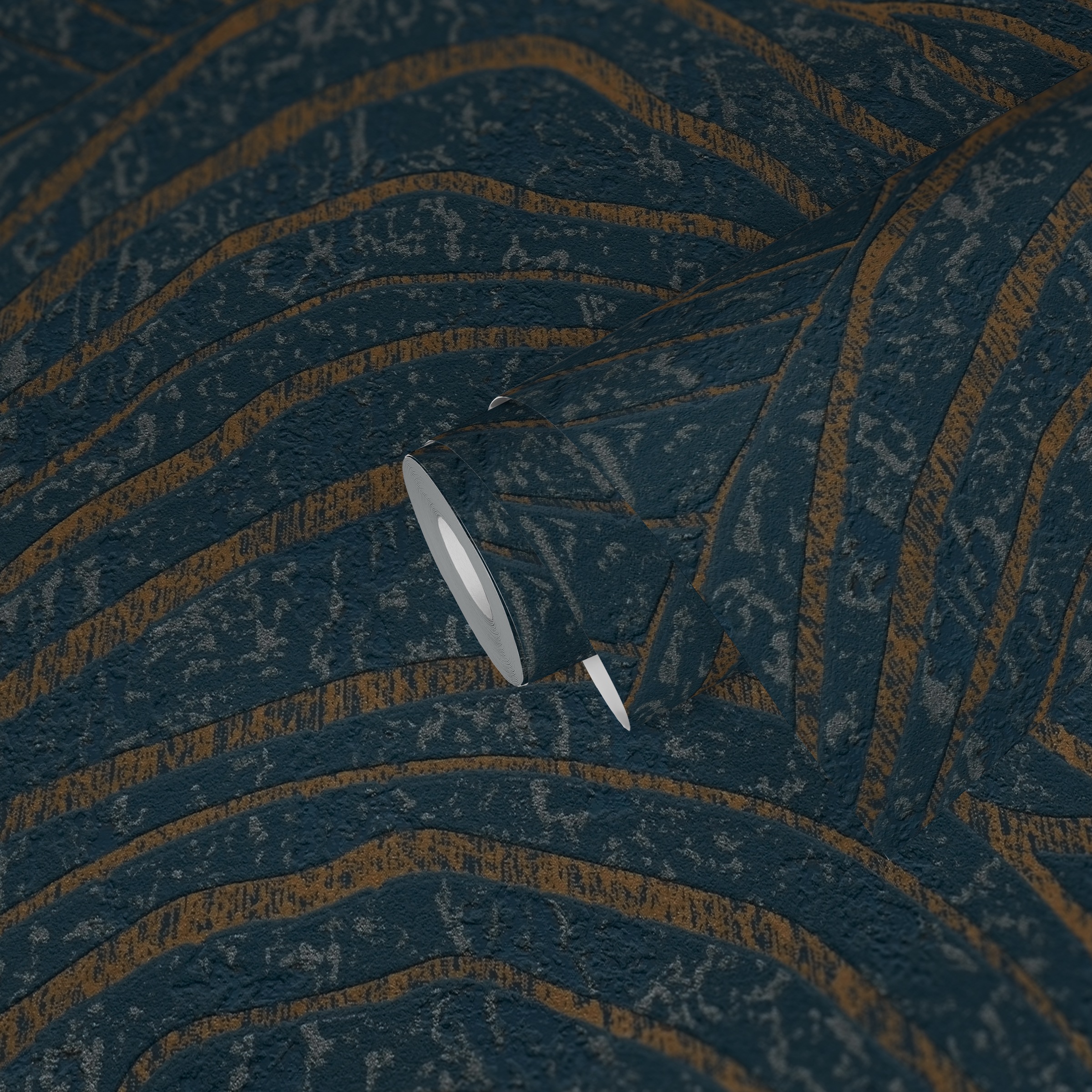 A.S. Création Vliestapete »Jade 2 3D-Tapete Mustertapete Metallic-Effekt 3D«, leicht glänzend, Vliestapete Grafik für Schlafzimmer Küche Wohnzimmer 3D Design modern