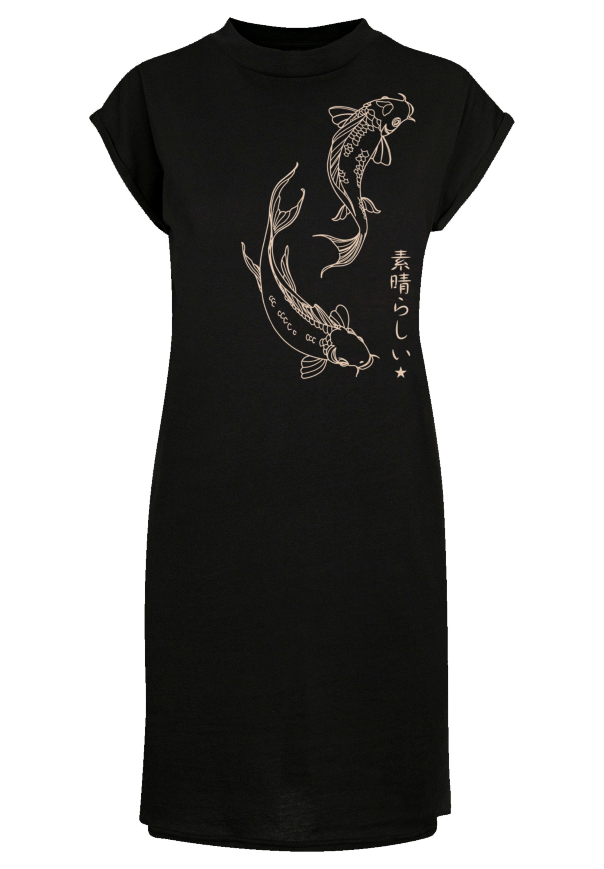 F4NT4STIC Shirtkleid "Koi Karpfen" Ohne Taschen Print günstig online kaufen