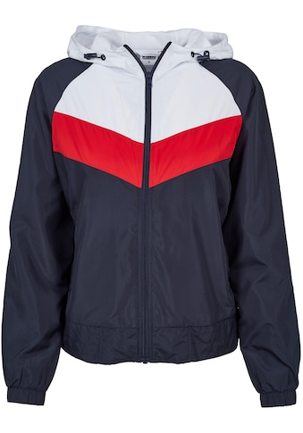 Anorak »Urban Classics Damen Ladies 3-Tone Windbreaker«, (1 St.), mit Kapuze