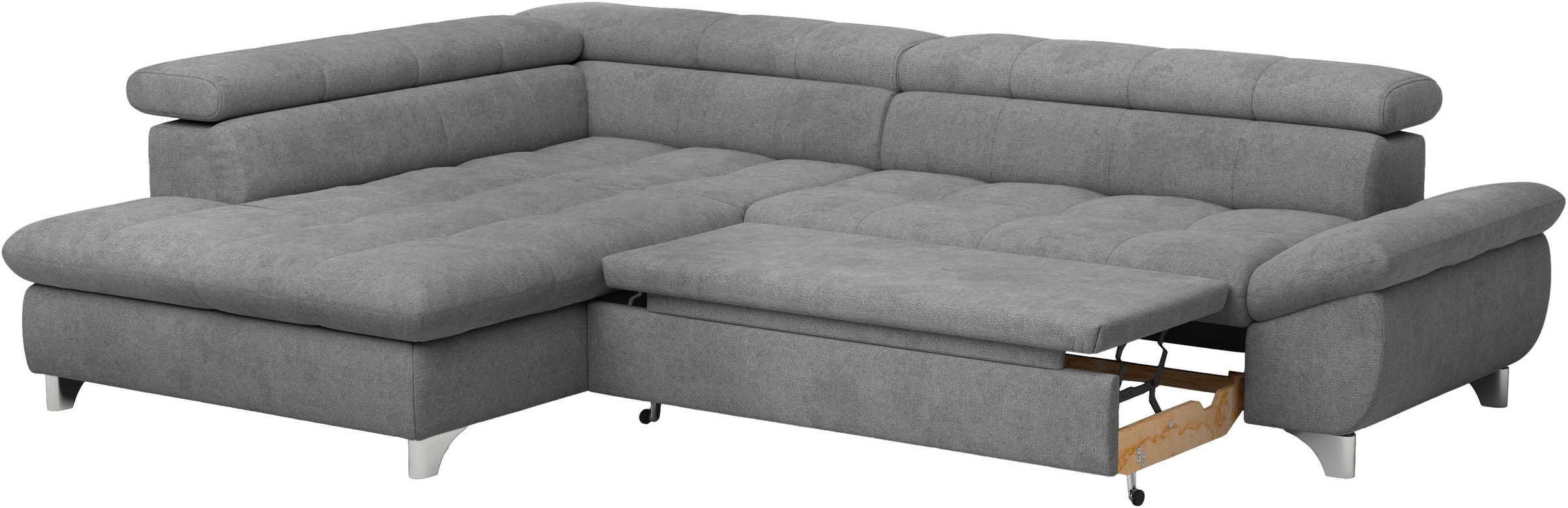 COTTA Ecksofa »Gemini L-Form«, mit Kopfteilverstellung, wahlweise mit Bettfunktion