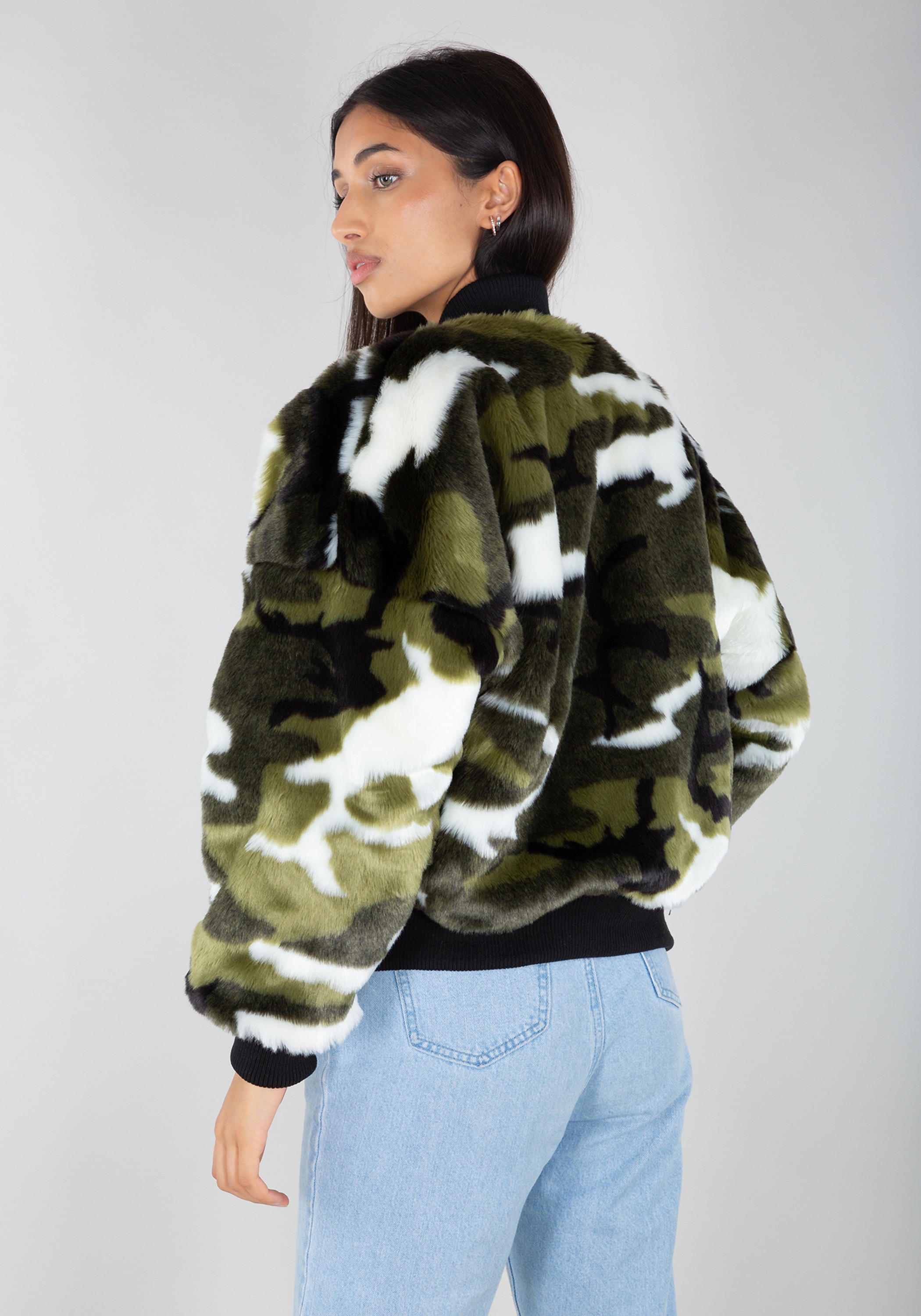 Alpha Industries Bomberjacke »Alpha Industries Women - Bomber Jackets MA-1 OS Rev.Fur Wmn«