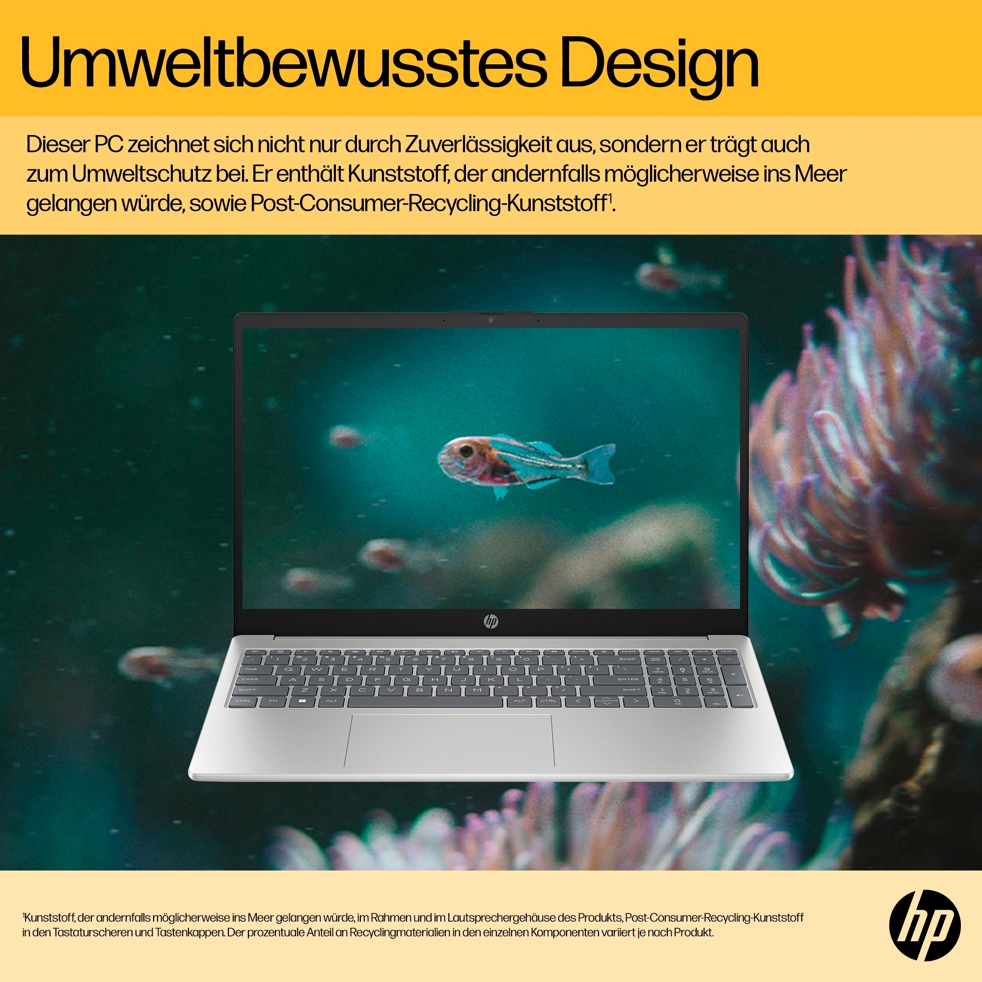 HP Notebook »15-fc0250ng«, 39,6 cm, / 15,6 Zoll, AMD, Ryzen 5, Radeon Graphics, 512 GB SSD