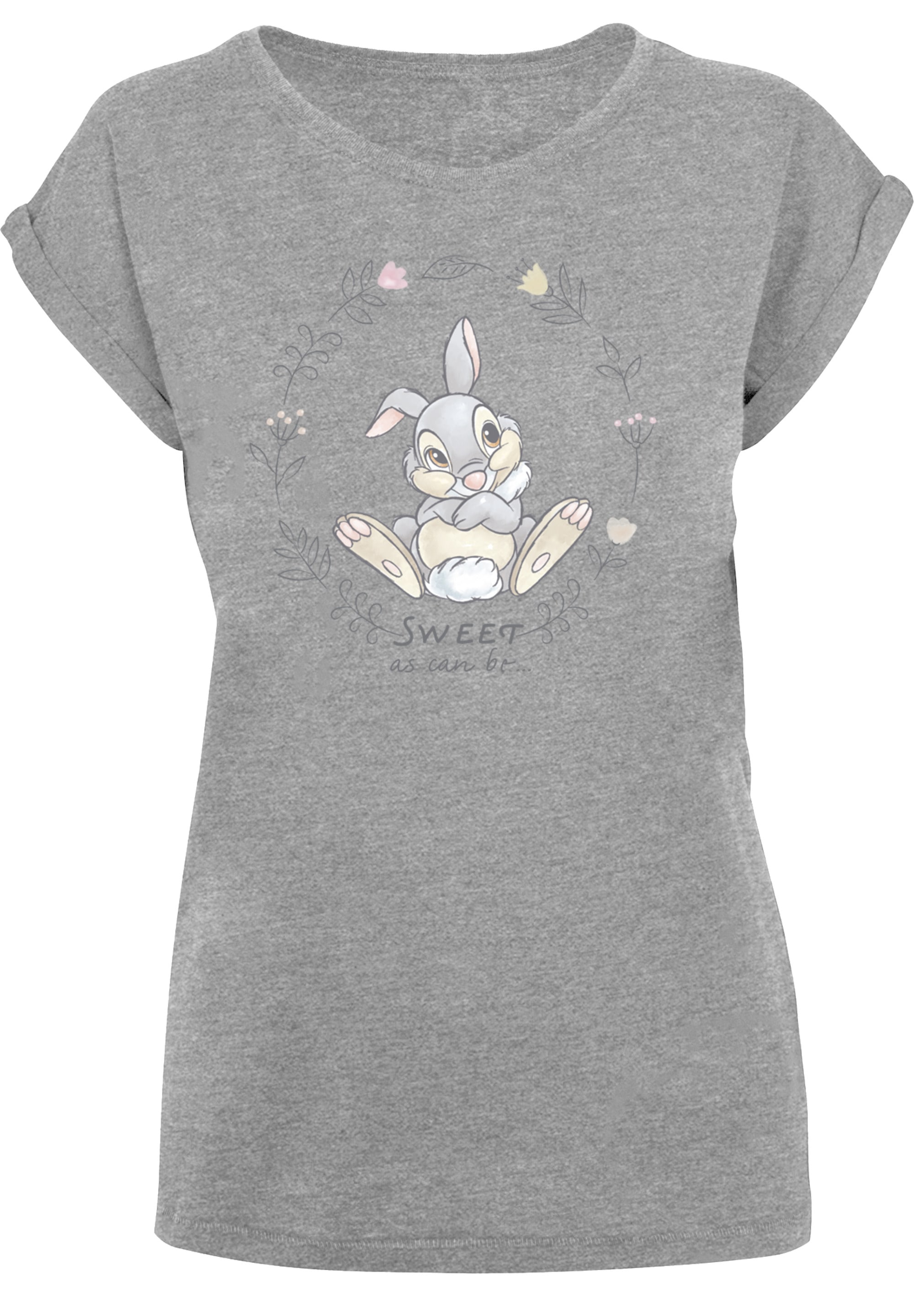 F4NT4STIC T-Shirt »Disney Bambi Klopfer Thumper Sweet As Can Be«, Print