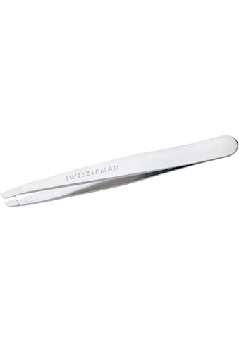 TWEEZERMAN Augenbrauenpinzette »SLANT TWEEZER PLA...