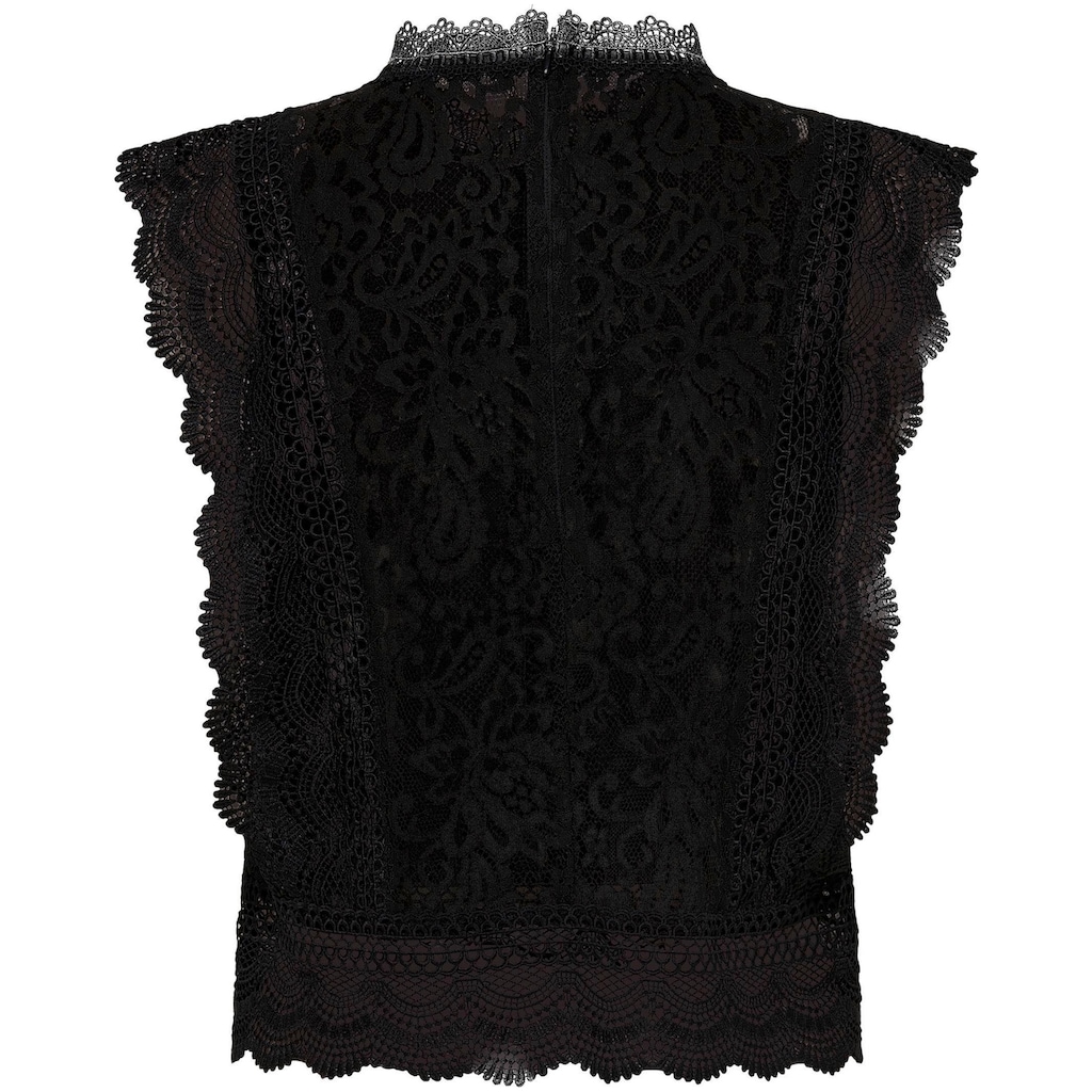 ONLY Spitzenshirt »ONLKARO S/L LACE TOP NOOS WVN«