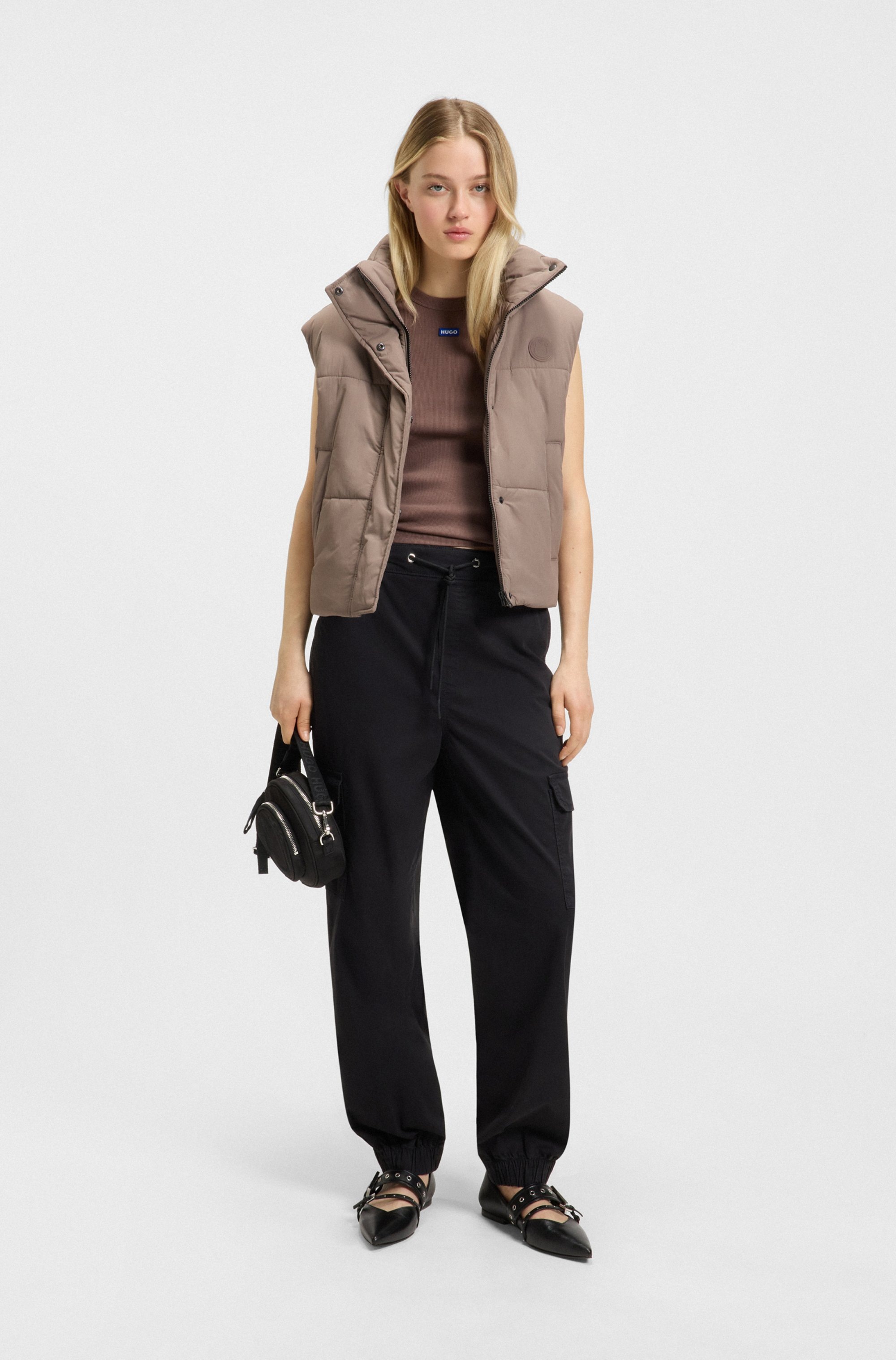 Thumbnail - HUGO Blue Tanktop "Easy Tank" Stretch-Baumwolle, Slim Fit