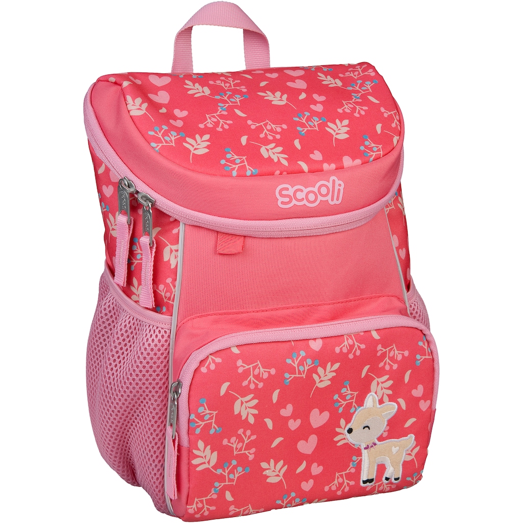 Scooli Kinderrucksack »Mini-Me, Daisy Deer«, Reflektoren