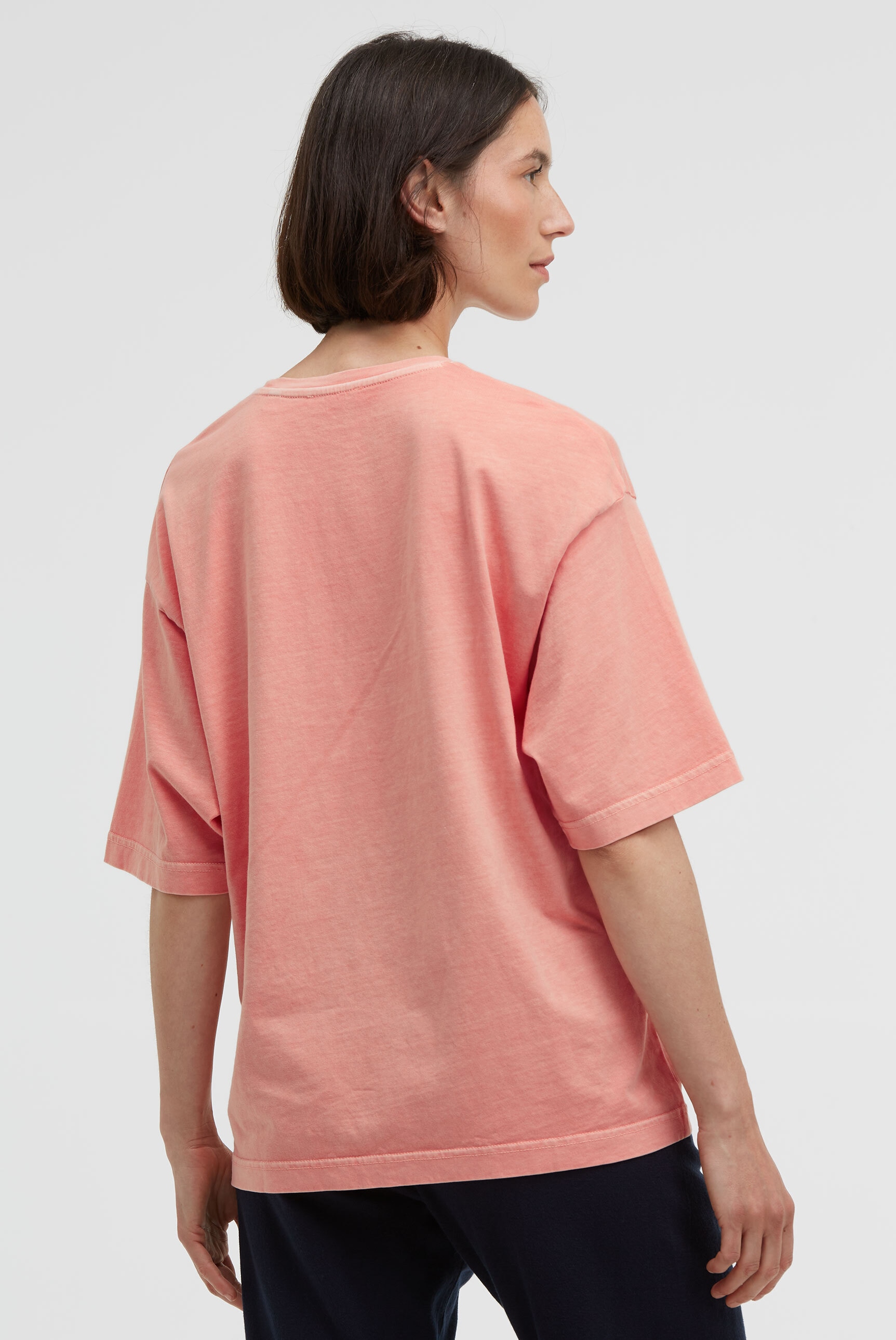 SENSES.THE LABEL Rundhalsshirt aus Baumwolle