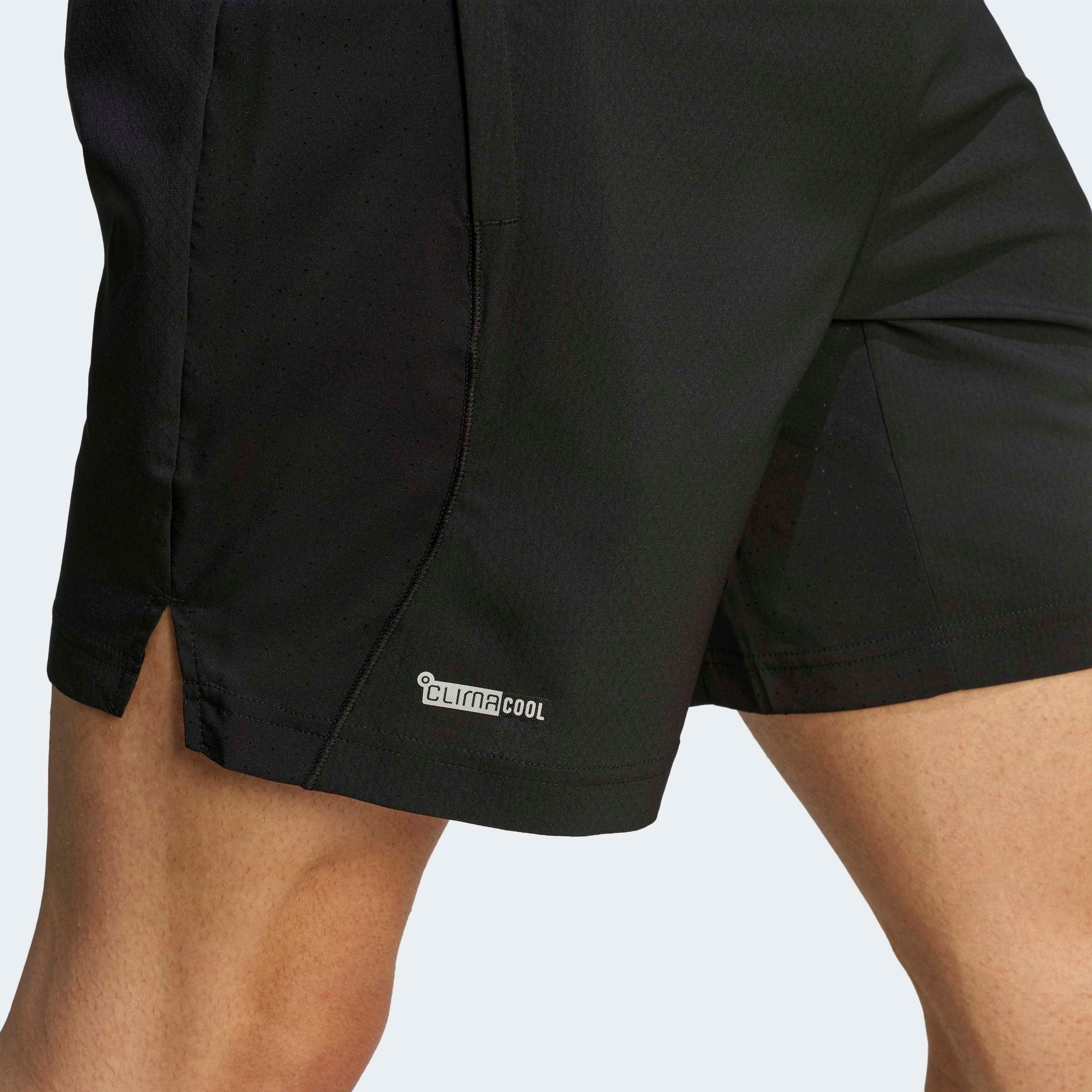 Thumbnail - adidas Performance Shorts "TECH APPAREL CLIMACOOL" für Fitnessstudio und Joggen, leichtes und atmungsaktives Material