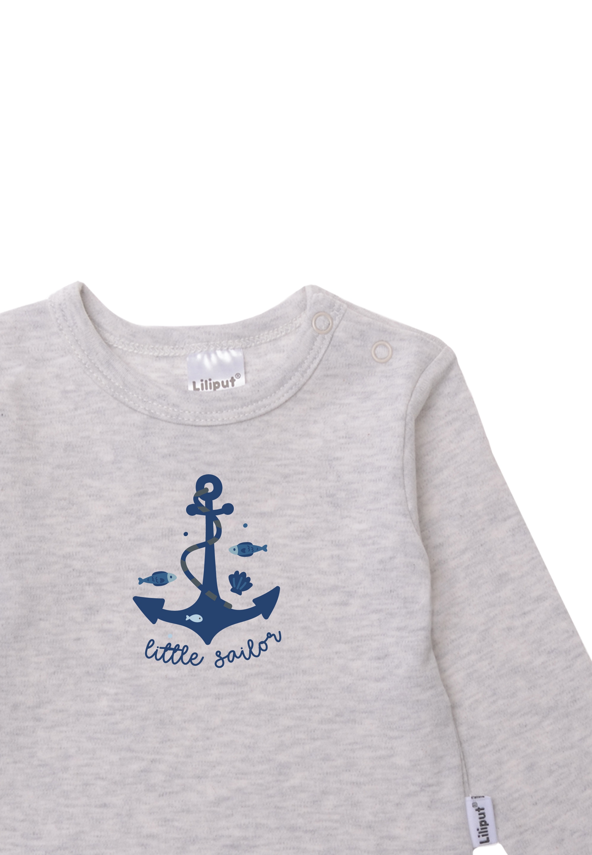 Baumwoll-Material BAUR T-Shirt »Little bestellen aus Sailor«, weichem 2er-Pack | Liliput
