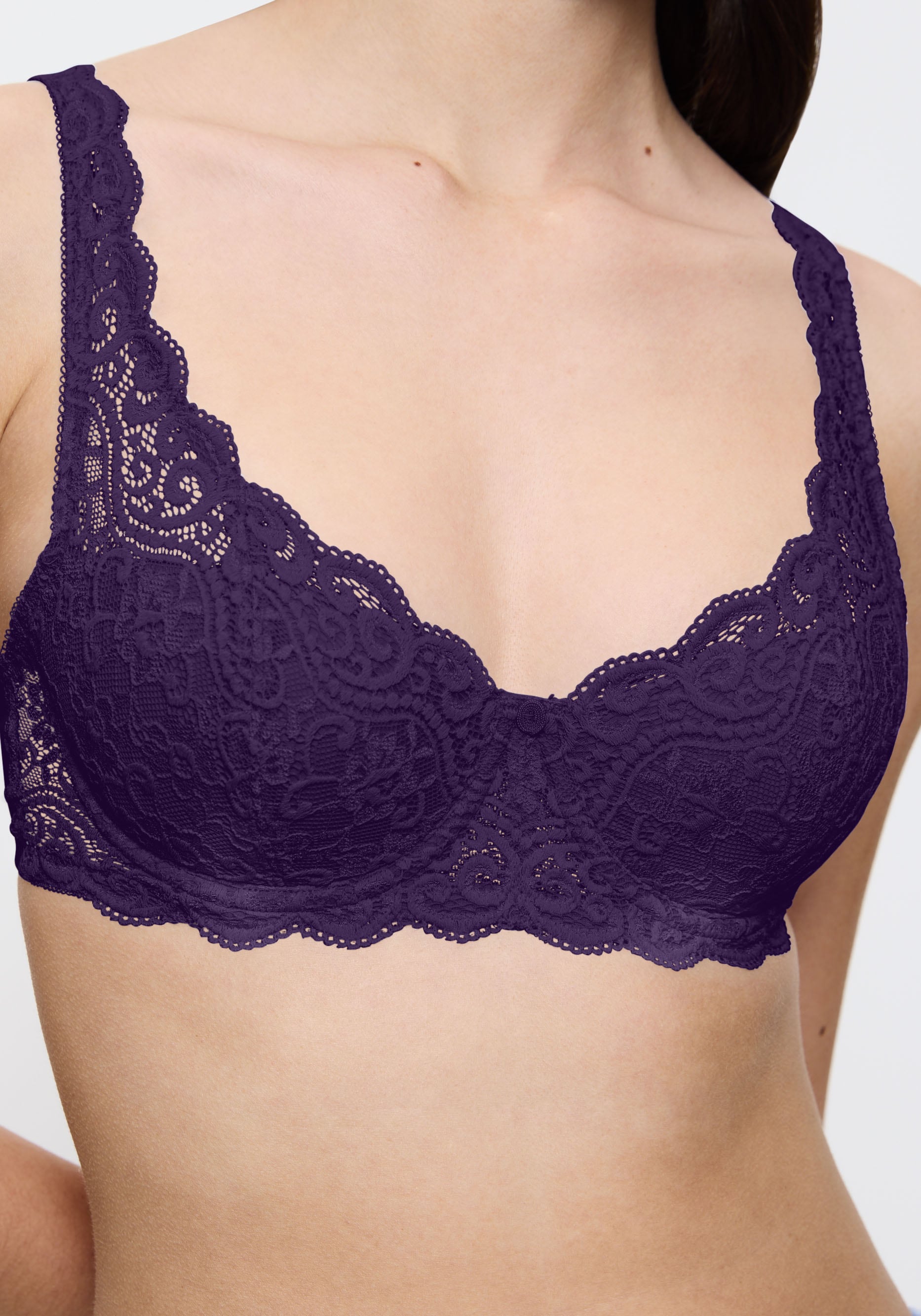 Triumph Balconette-BH »Amourette«, Stretch-Spitze, weich, feminin, breite Träger