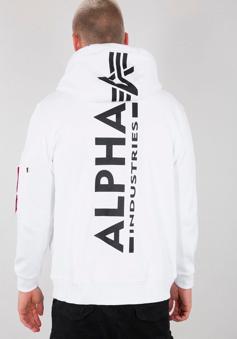 Alpha Industries "Back Print Zip Hoody" günstig online kaufen