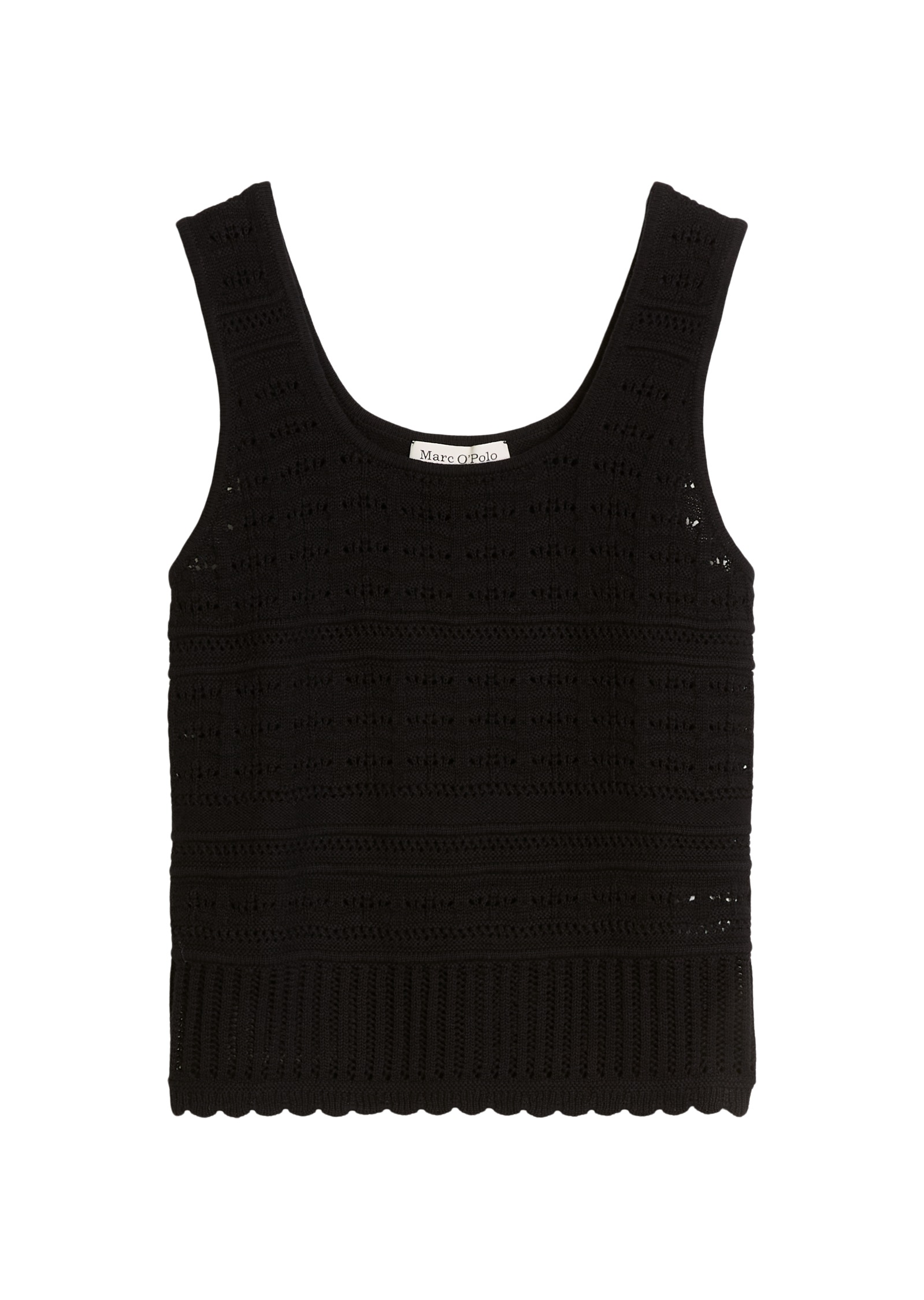 Marc O'Polo Stricktop »aus Baumwolle-Leinen-Mix«