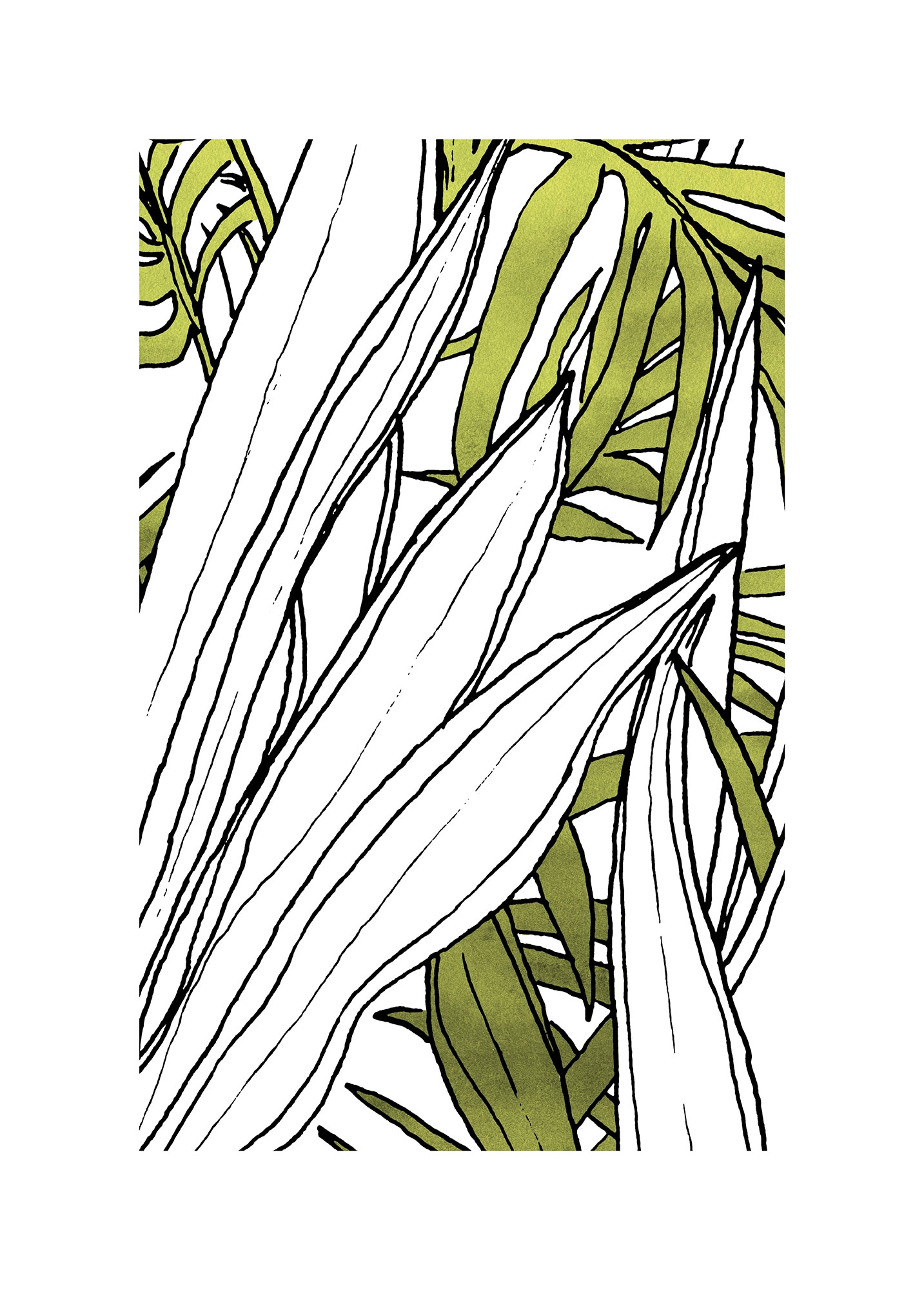 Komar Bild "Bleached Leaves" Natur 1 Stk. tlg. Wandbild zur Dekoration - oh günstig online kaufen