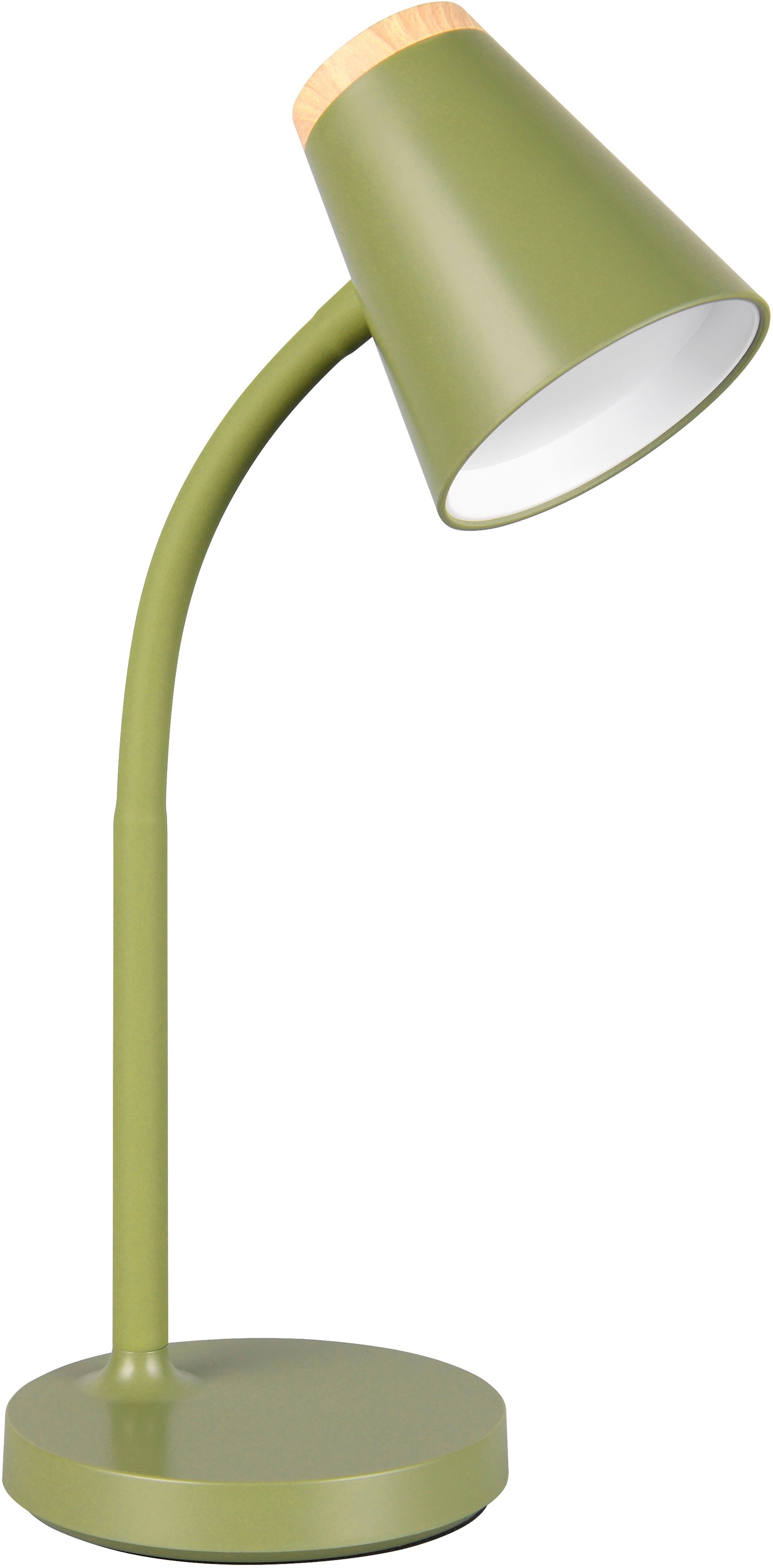 REALITY Leuchten LED Tischleuchte »PONGO, LED Tischleuchte m. Kippschalter, 4,5W 500 Lumen 3000K warmweiß«, 1 flammig, Leuchtmittel LED-Board | LED fest integriert, flexibel verstellbare Leselampe, Schreibtischlampe Höhe 36cm