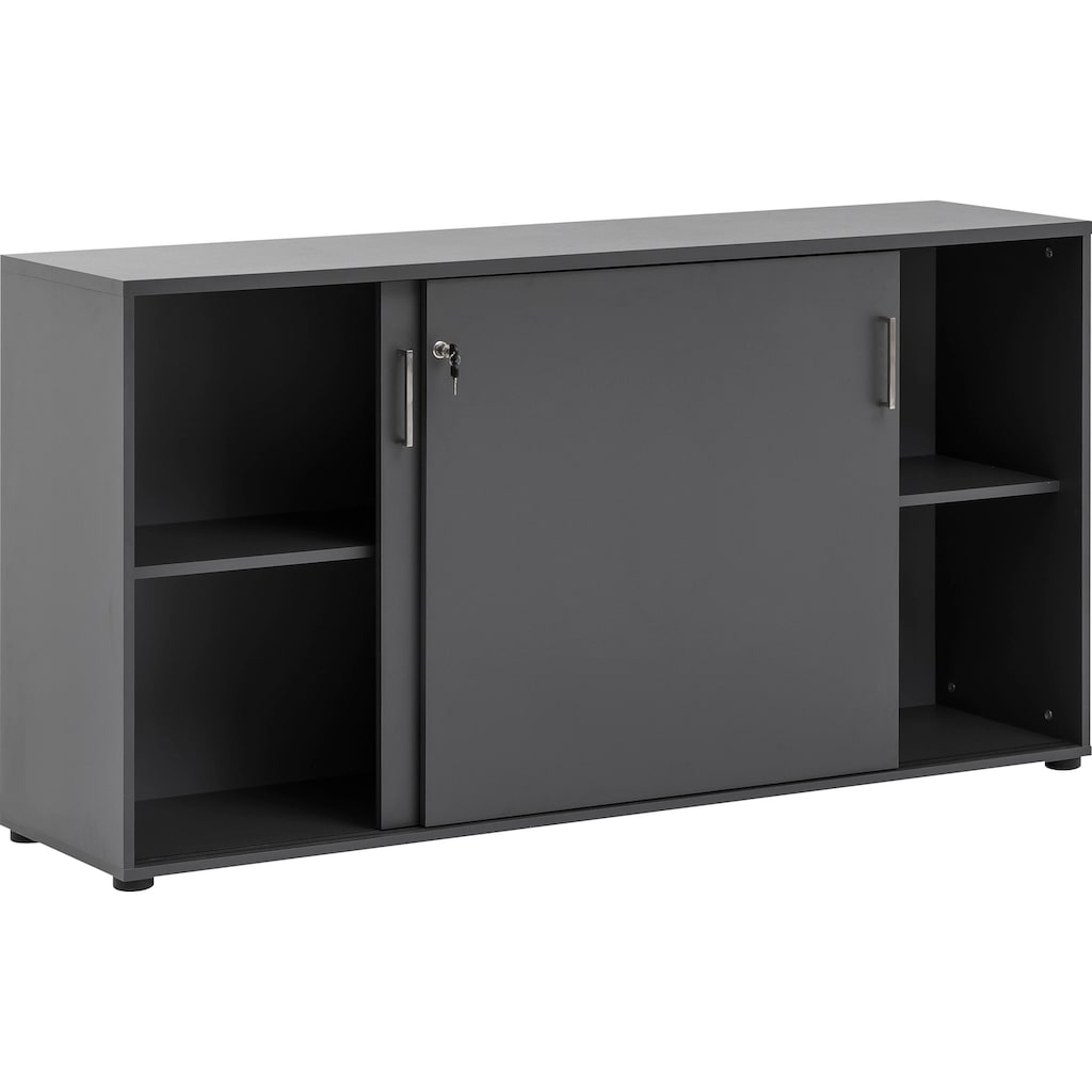 Schildmeyer Aktenschrank »Serie 1500«, abschließbare Kommode, Maße B160,2 x T41 x H84,2 cm, Made in Germany