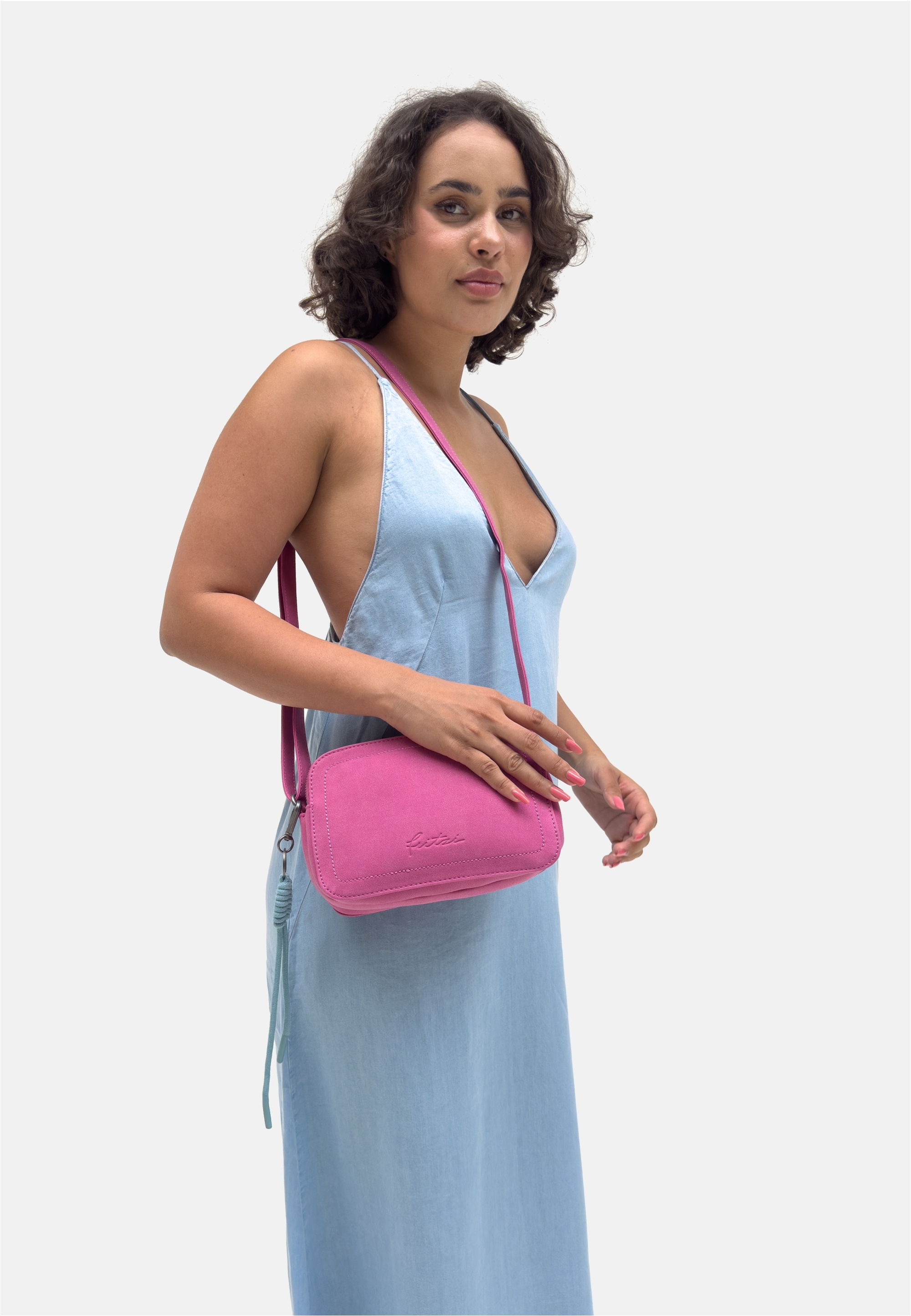 Fritzi aus Preußen Schultertasche »Jony Suede Jacky«, mit angerauter Materialoberfläche