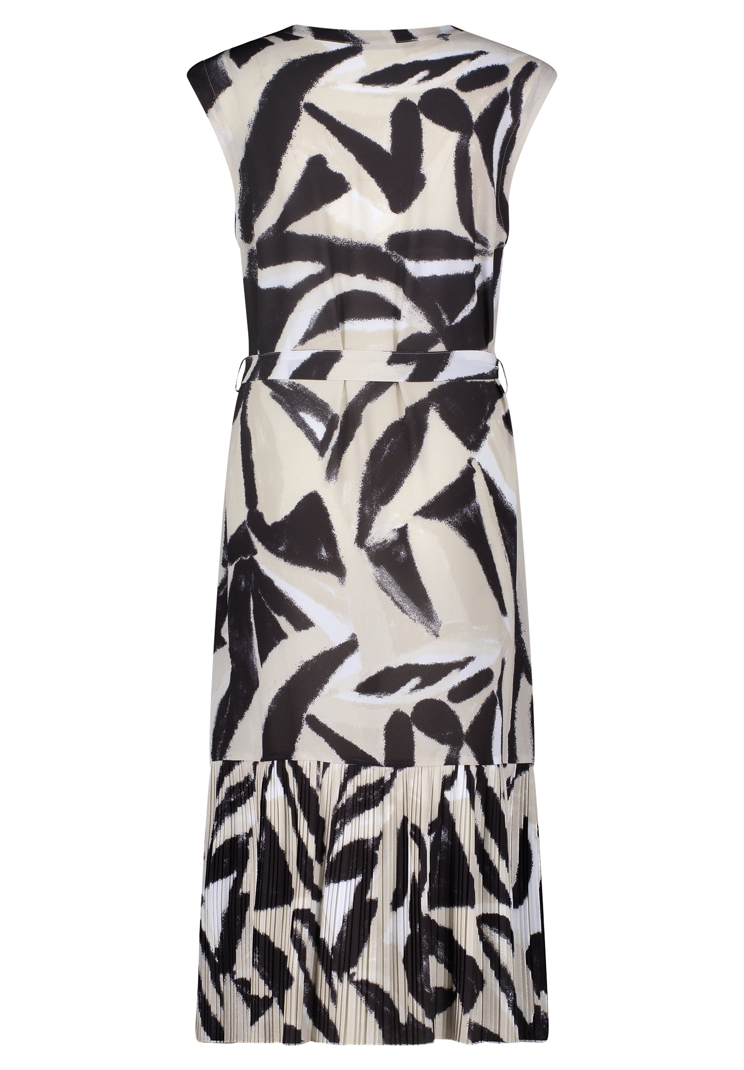 Betty&Co Volantkleid »Betty & Co Volantkleid mit Print«, Plissee
