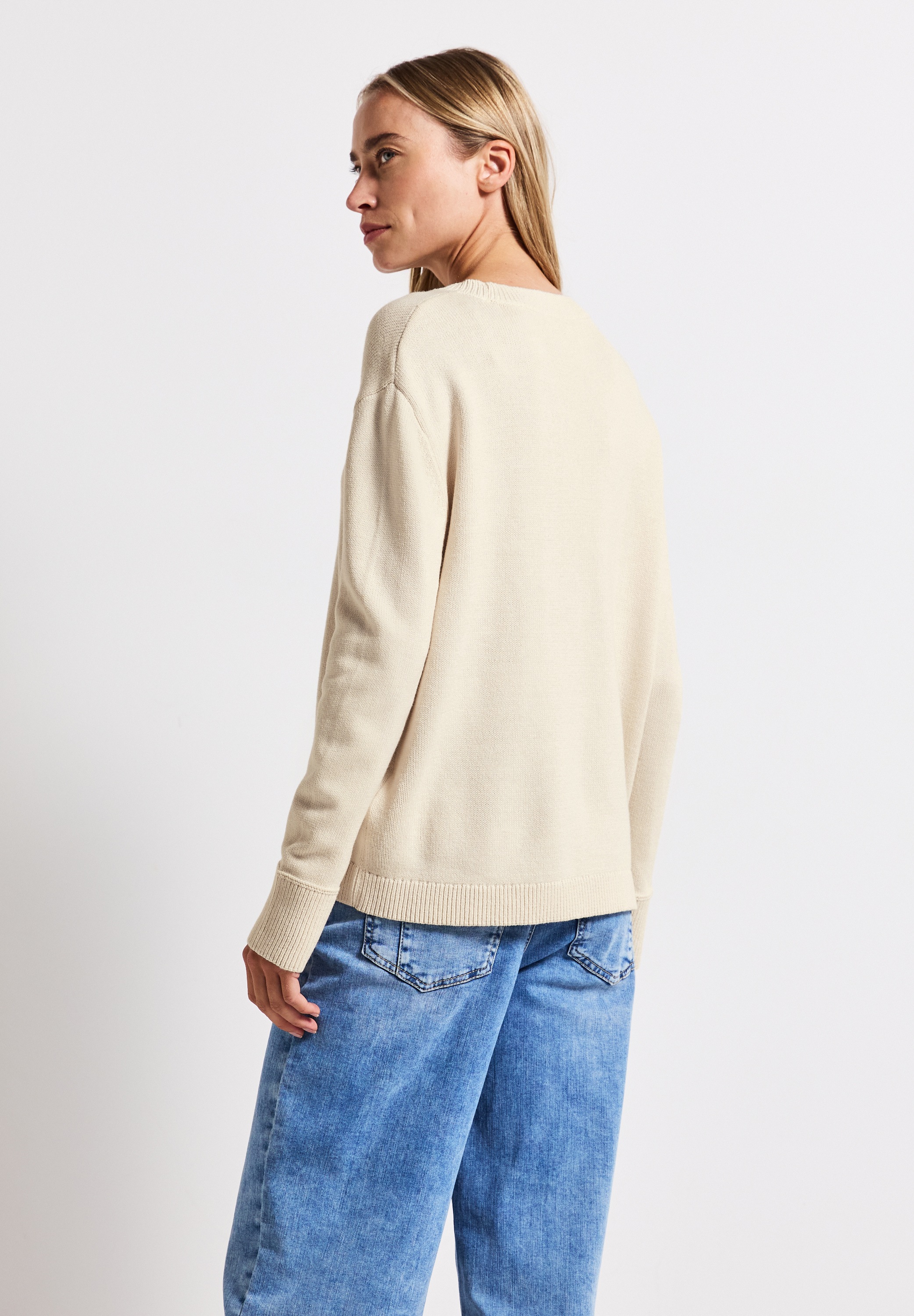 STREET ONE Strickpullover, im soften Baumwoll-Mix