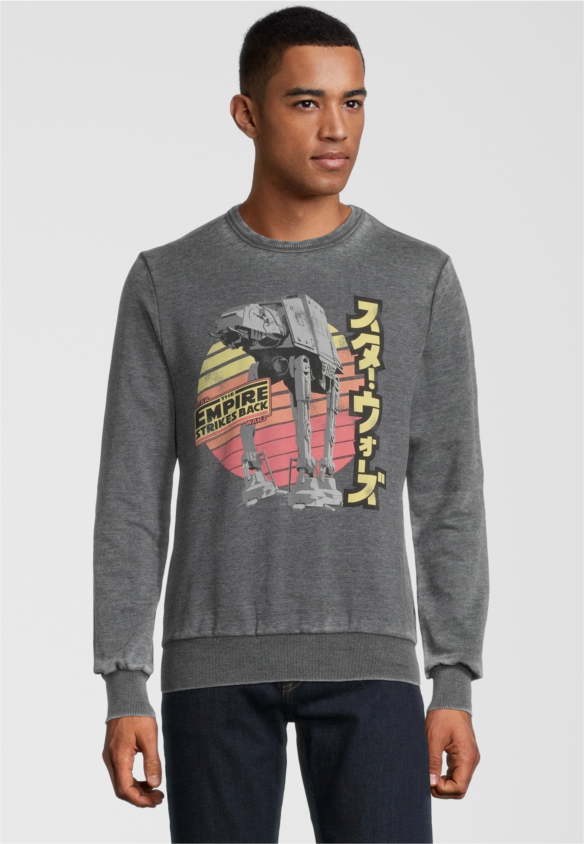 Recovered Sweatshirt "Star Wars Empire Strikes Back Retro AT-AT", im zeitlo günstig online kaufen