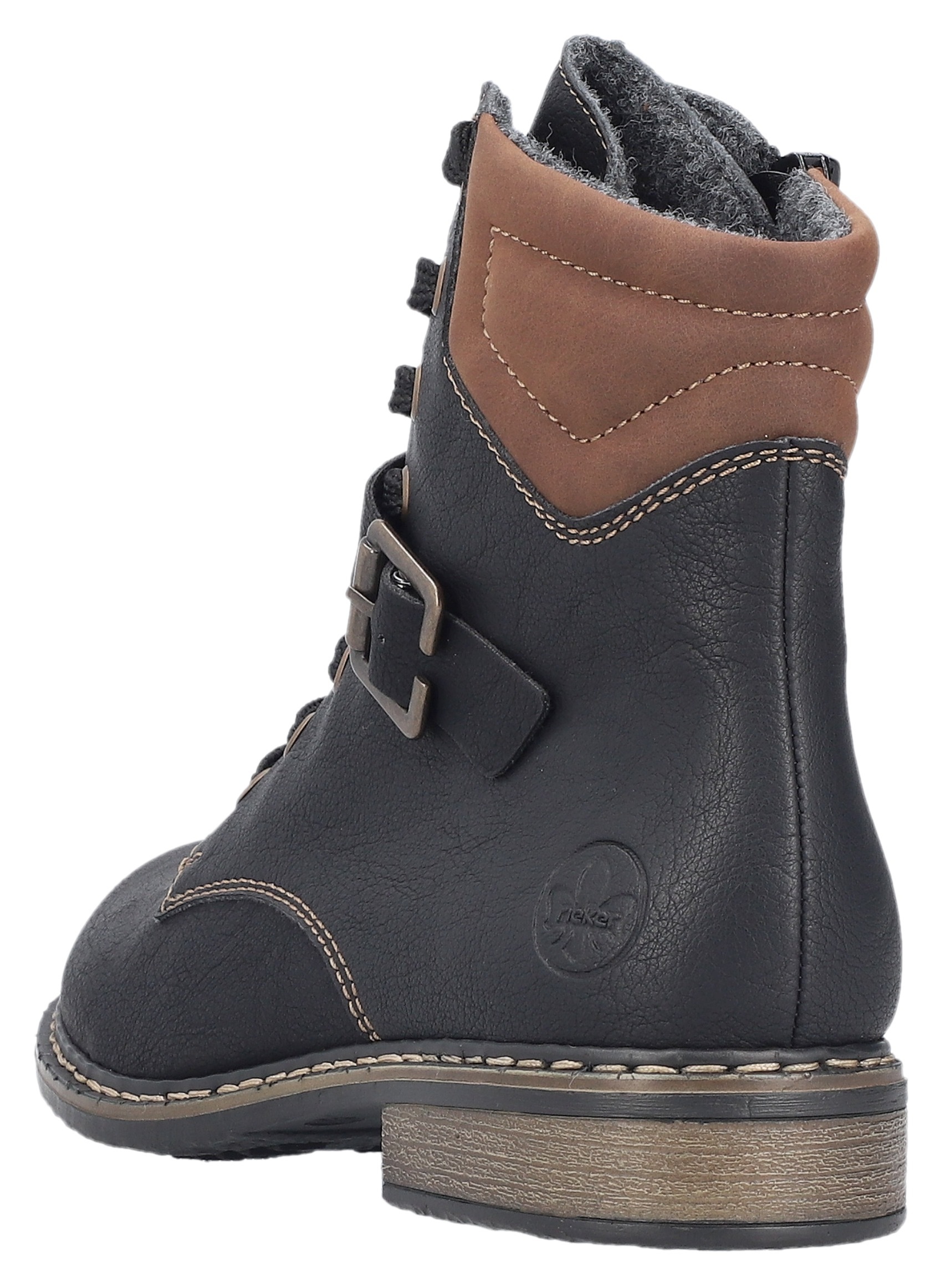 Rieker Schnürstiefelette, Schnürboots, Stiefelette, Blockabsatz, mit gepols günstig online kaufen
