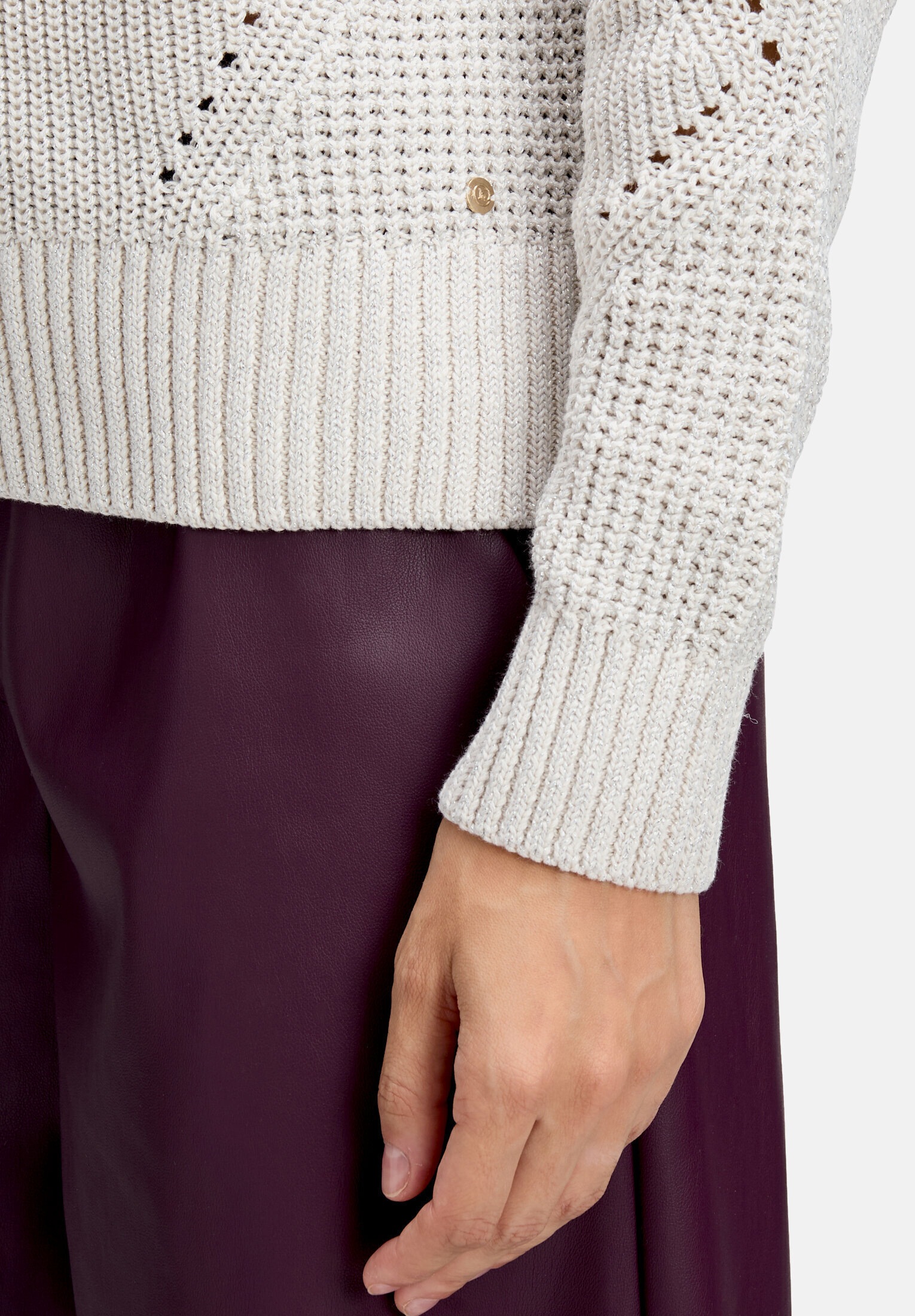 Betty&Co Strickpullover »Damen mit Lurexfaden« 1 Stk.