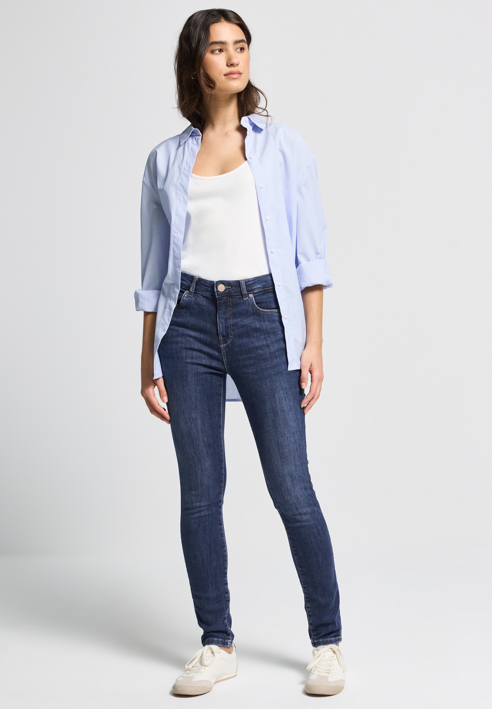 STREET ONE STUDIO Skinny-fit-Jeans, High Waist