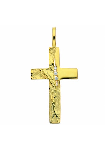 Adelia´s Kette mit Anhänger »333 Gold Kreuz Anhänger mit Zirkonia - Set mit Halskette« kaufen