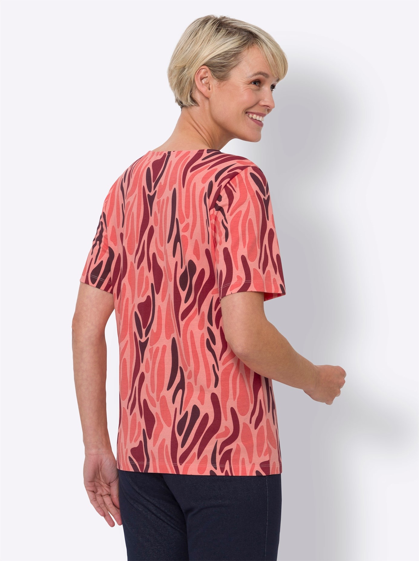 Classic Basics Rundhalsshirt "Rundhals-Shirt" 1 Stk. tlg. günstig online kaufen