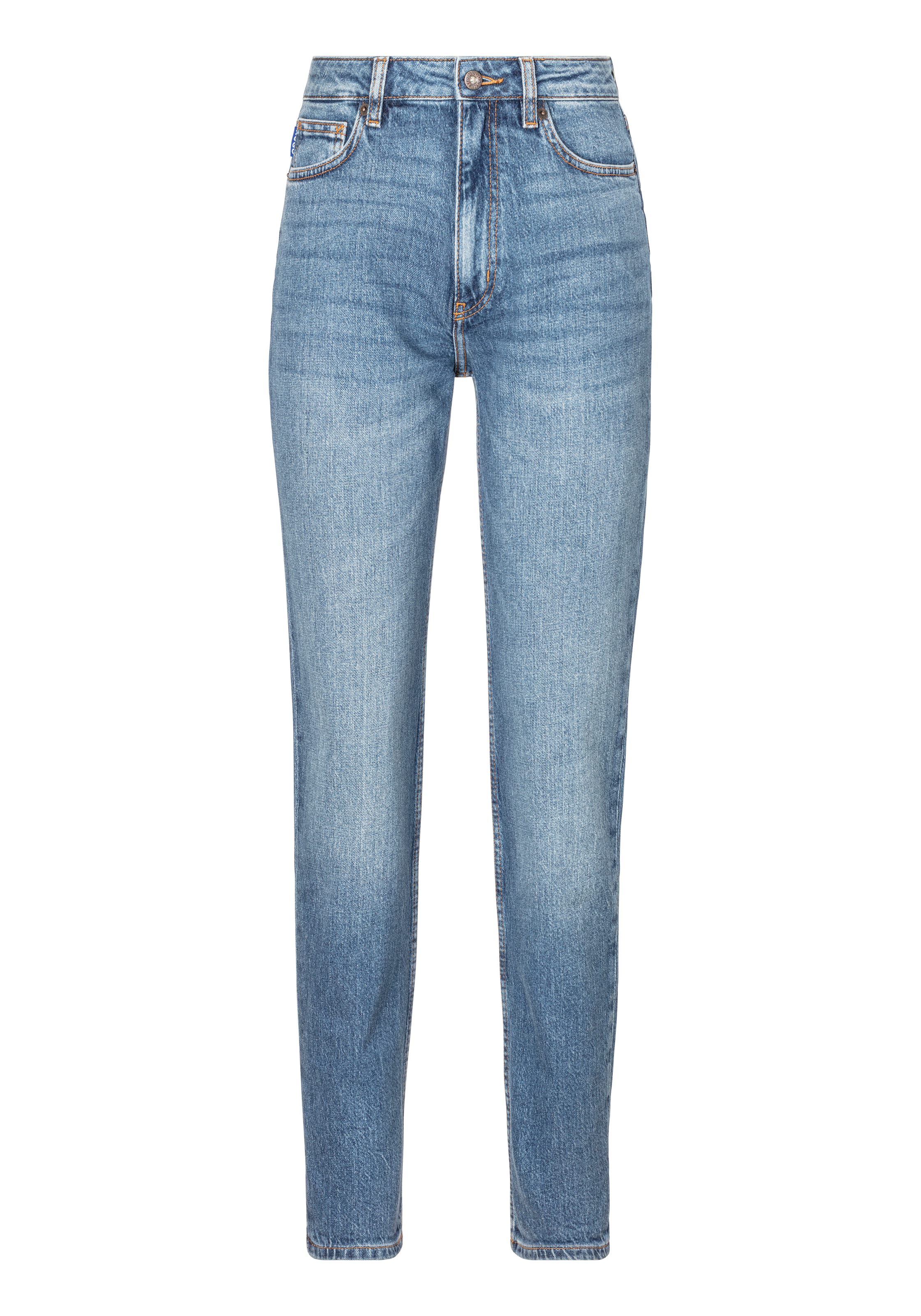 HUGO Blue Mom-Jeans »Noe«, Straight Fit Jeans mit hoher Leibhöhe