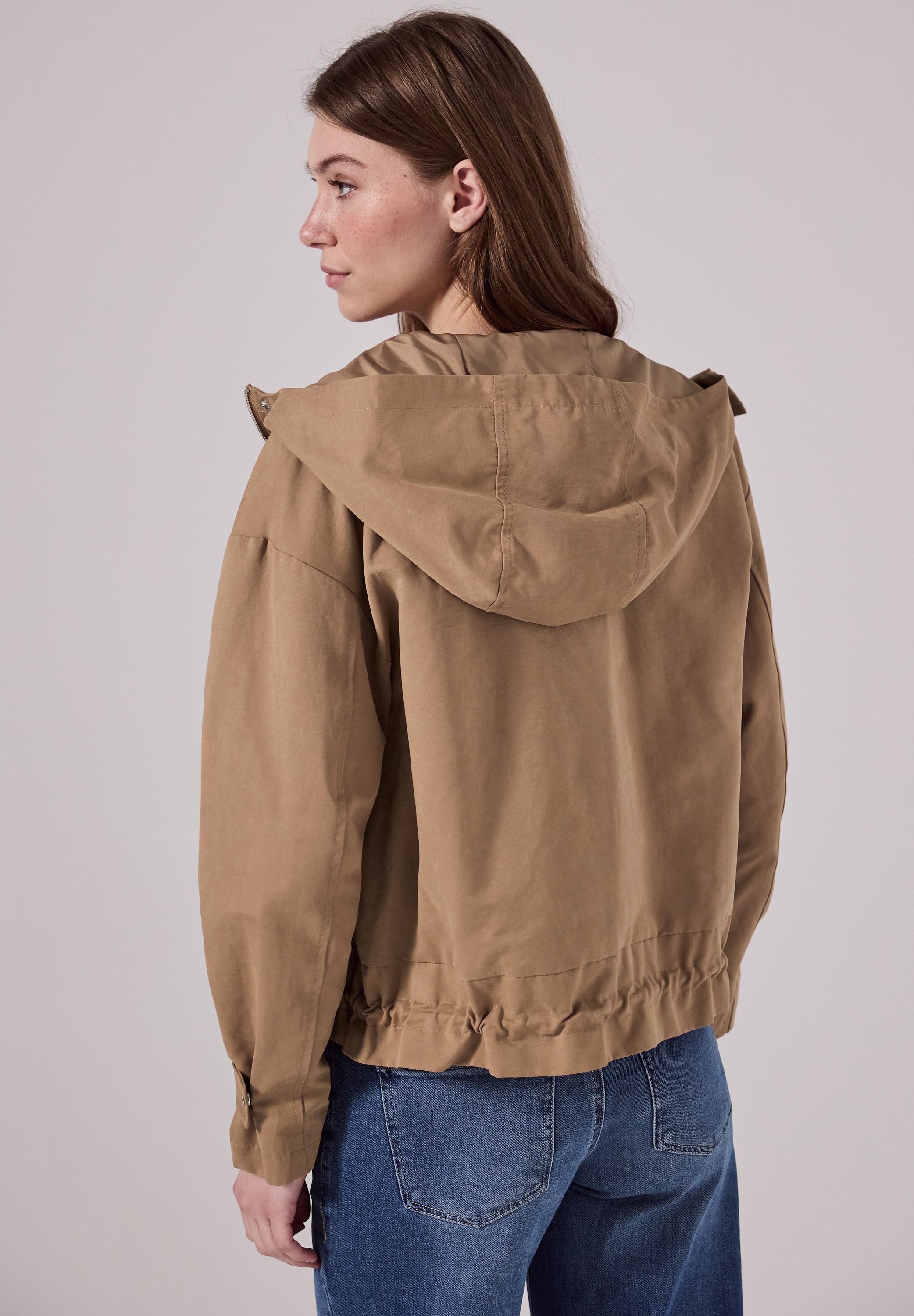STREET ONE STUDIO Parka, mit Kapuze, mit Tunnelzug am Saum