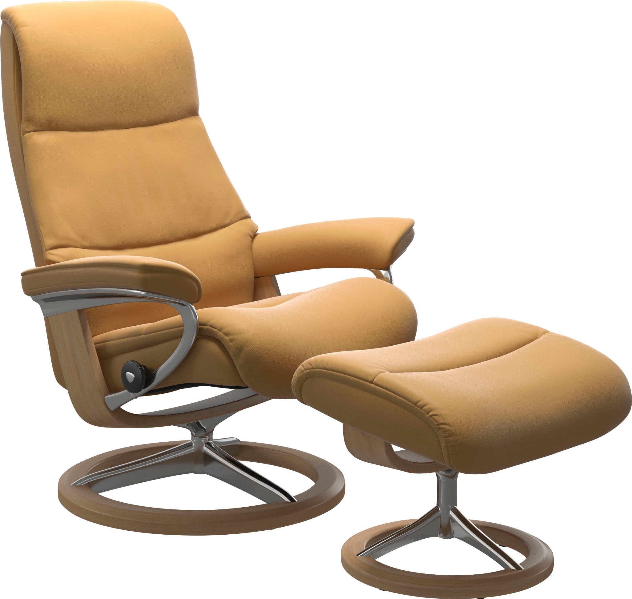 Stressless Relaxsessel "View" Set, Relaxsessel mit Hocker, mit Signature Ba günstig online kaufen