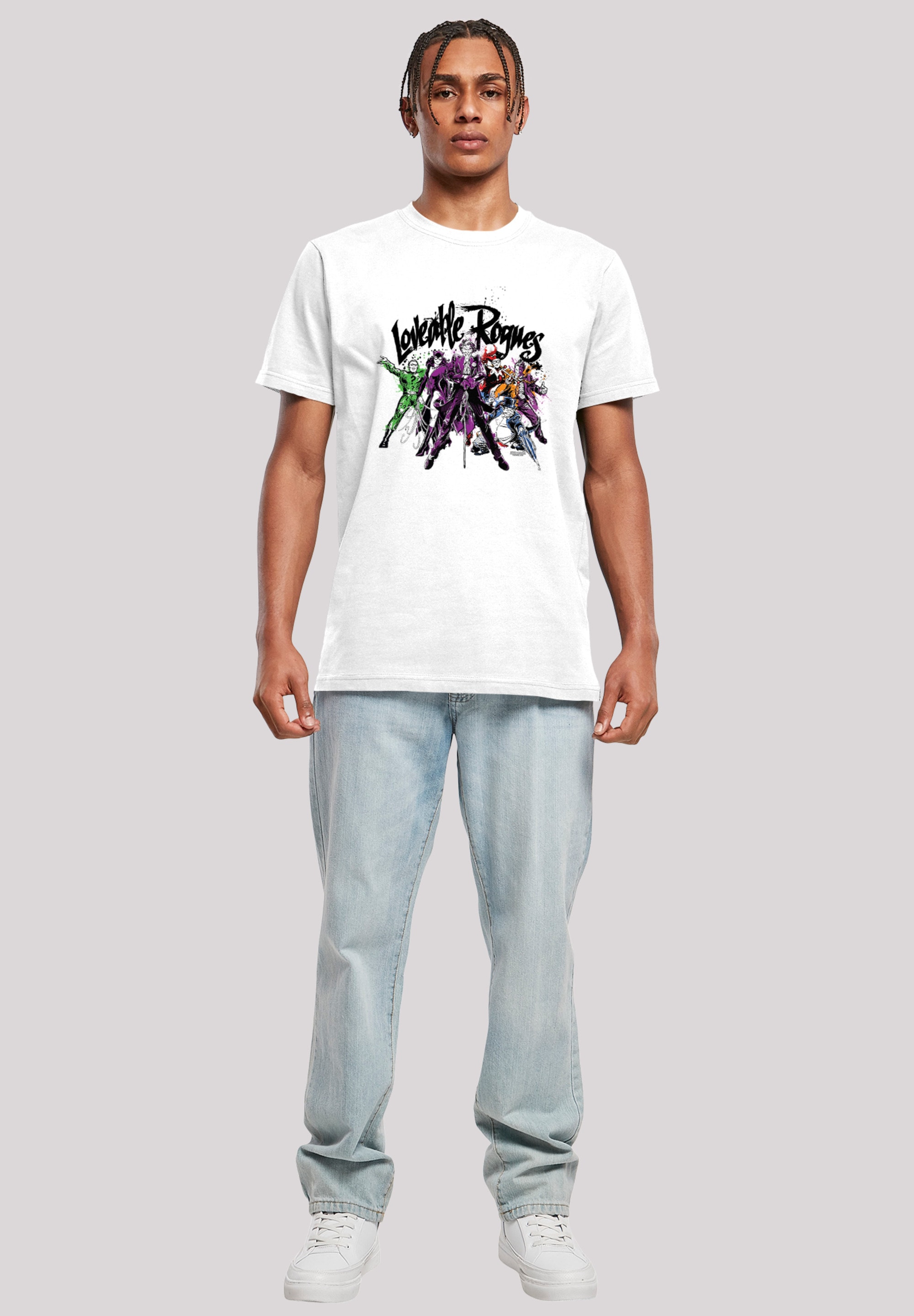 F4NT4STIC T-Shirt »DC Comics Batman Loveable Rogues«, Herren,Premium Merch,Regular-Fit,Basic,Bedruckt