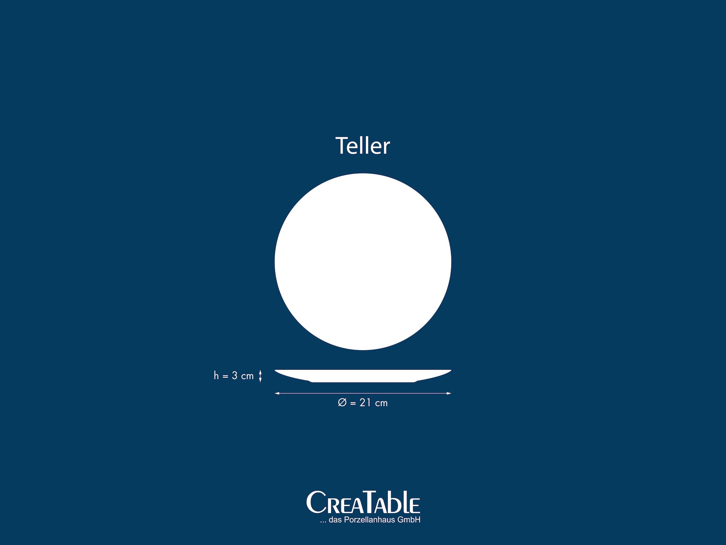 CreaTable Teller-Set »Freunde des Waldes, Teller 21 cm, 4-tlg.« Teller Set, Tierabbildungen, Nordische Ästhetik