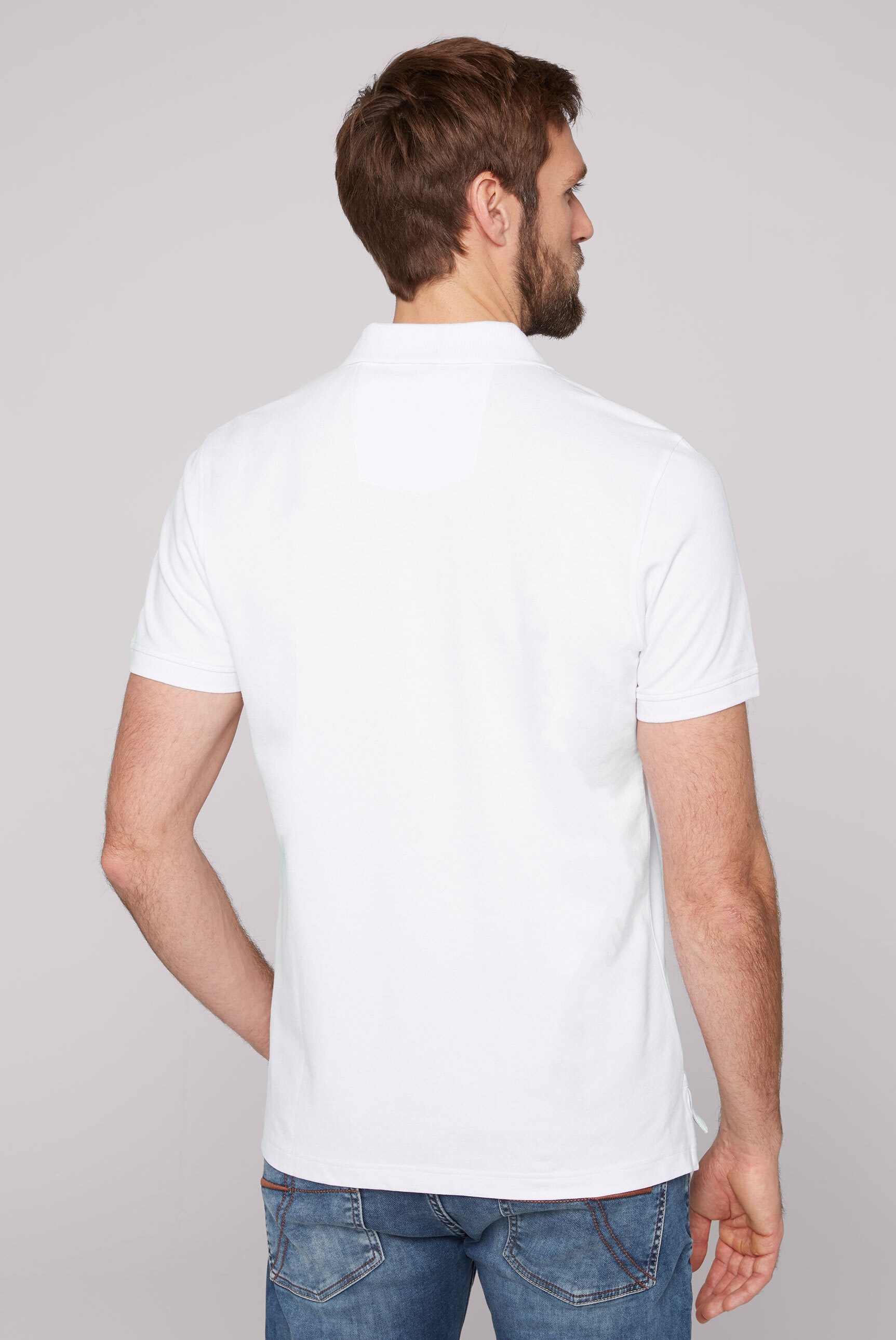 CAMP DAVID Poloshirt mit Seitenschlitze