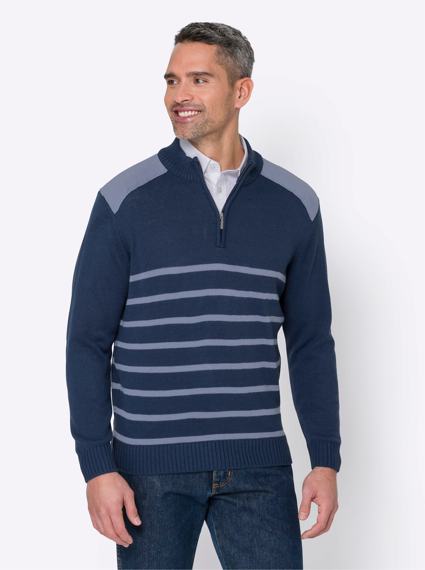 Classic Stehkragenpullover "Pullover"