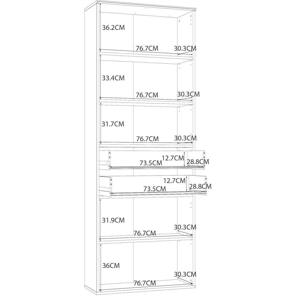 FORTE Aktenschrank »Mindi«