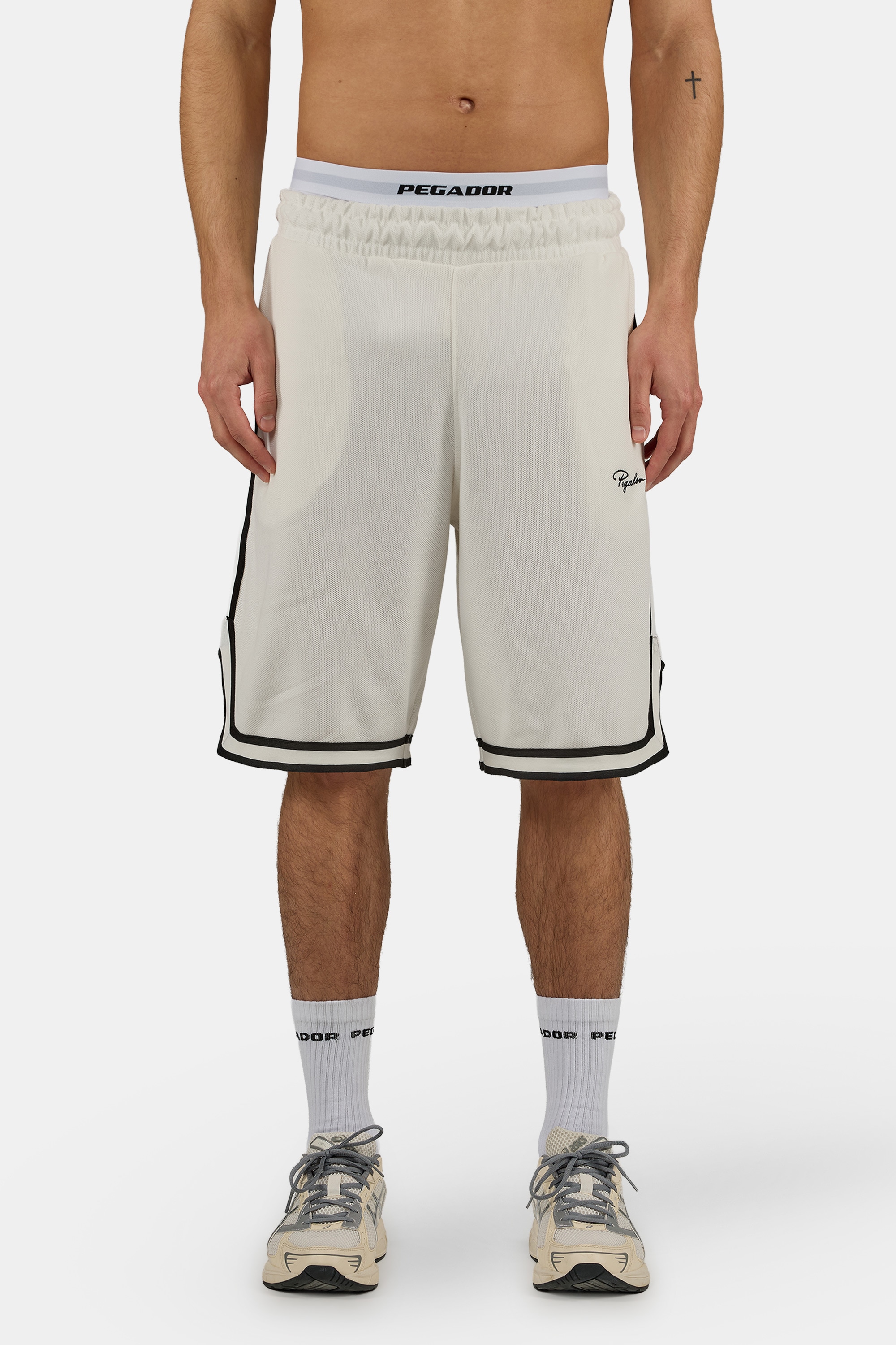 PEGADOR Sweatshorts "Signar Pique Basketball Shorts" Baumwolle, regular fit günstig online kaufen
