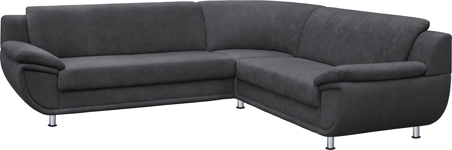 Thumbnail - TRENDMANUFAKTUR Ecksofa "Rondo wahlweise mit Schlaffunktion, bequeme Armlehnen, Bestseller" L-Form, wahlw.mit Federkern,...