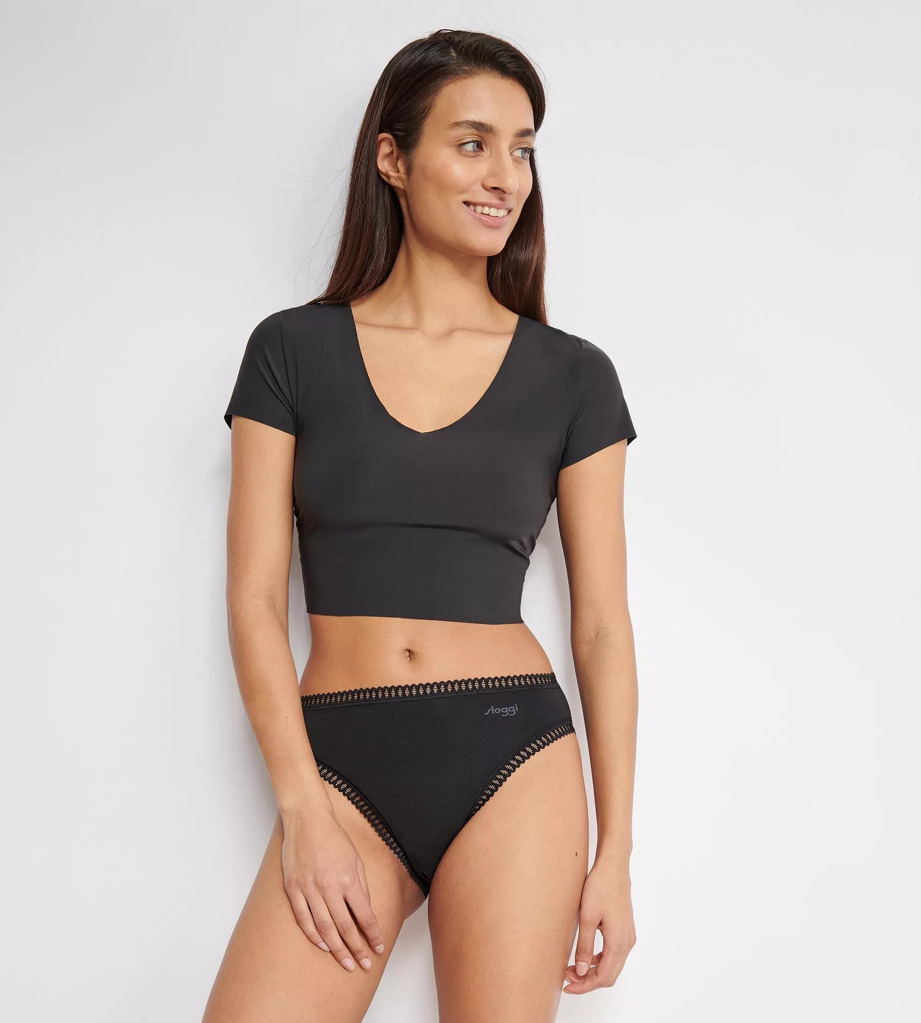 sloggi Slip »GO Crush« mit Spitzendetails, Multipack, hoher Beinausschnitt