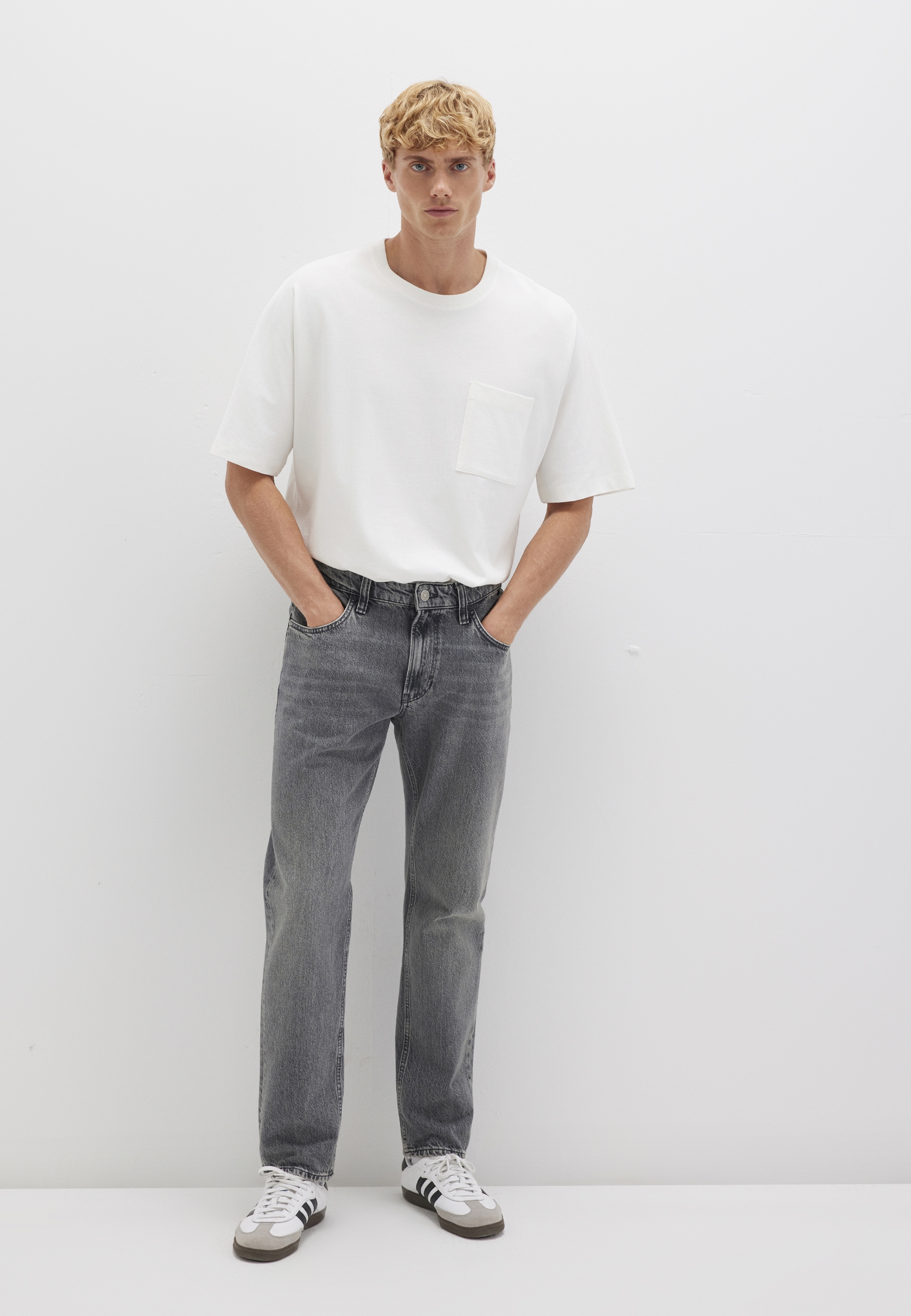 MAVI Herren Loose-fit-Jeans "LONDON", blau, Gr. 36, 100% Baumwolle, Jeans, Loose Tapered Jeans