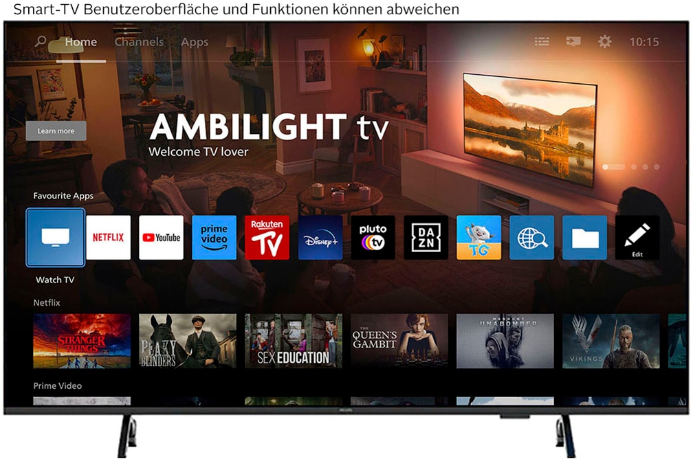 Philips LED-Fernseher »50PUS8000/12«, 4K Ultra HD, Smart-TV