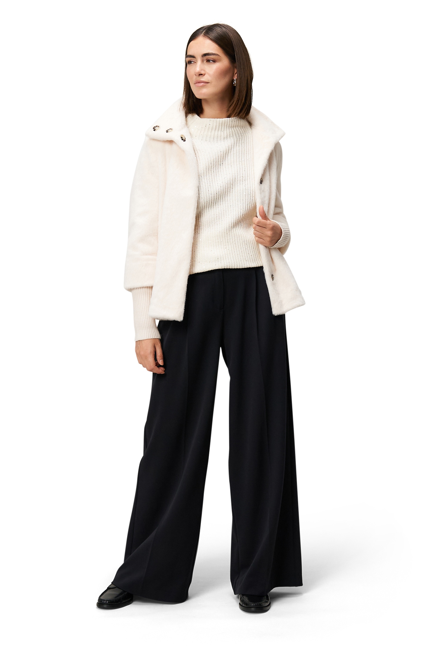 Zero Strickpullover »Damen mit Pailletten« 1 Stk. Pailletten