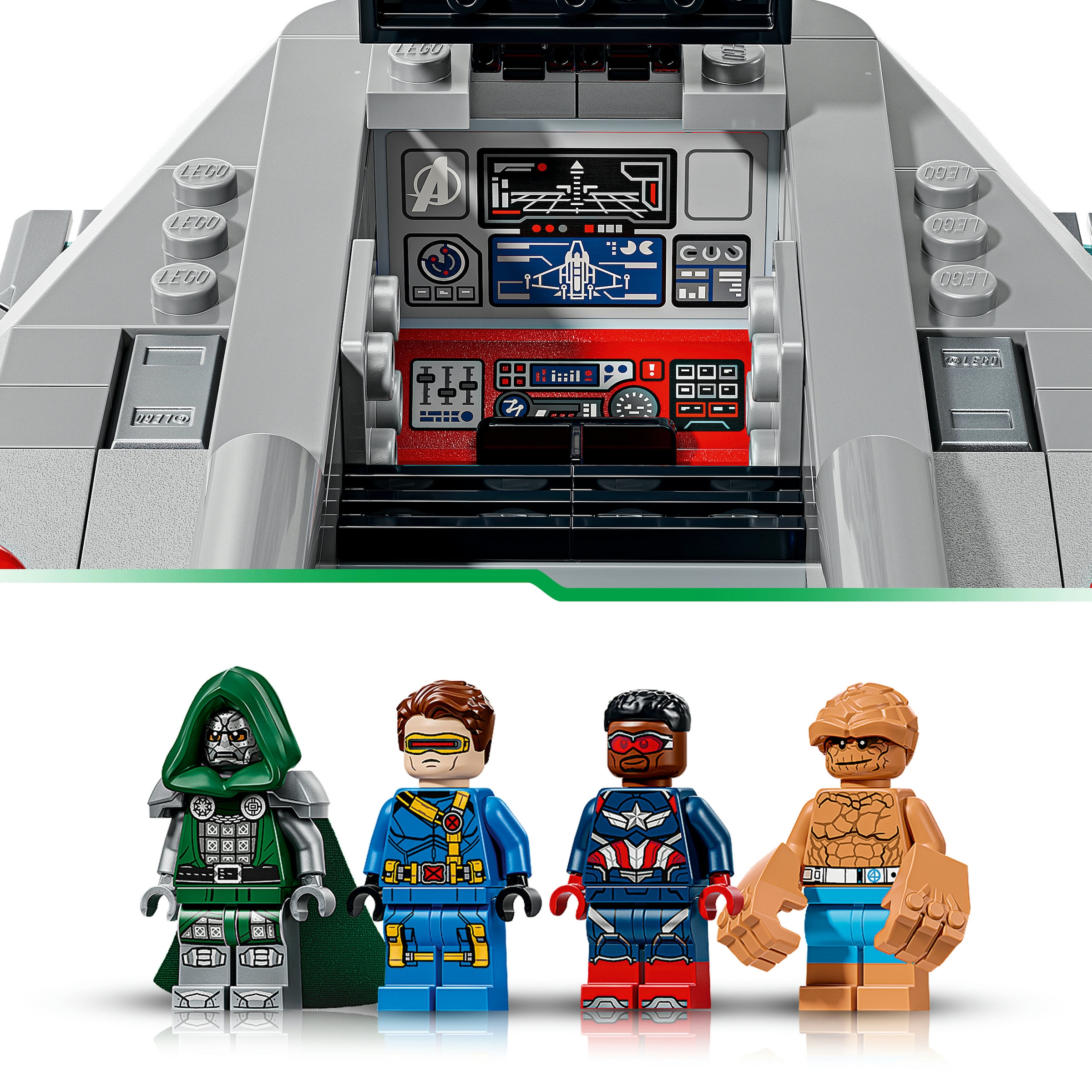 LEGO® Konstruktionsspielsteine »Avengers: Doomsday Quinjet (76347), LEGO Super Heroes« Made in Europe