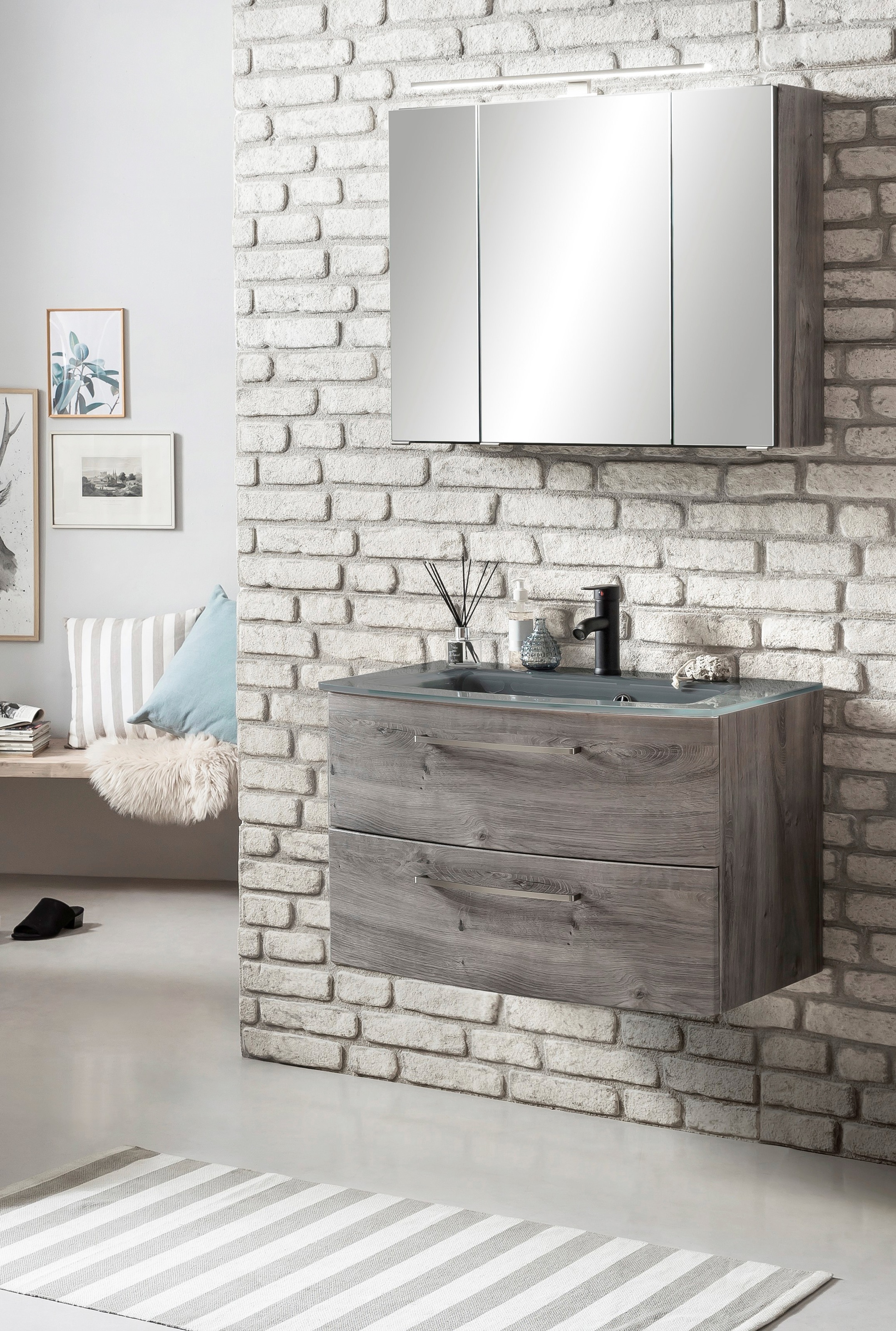 welltime Waschtisch-Set "Windau" Set, 2 Stk. tlg. günstig online kaufen