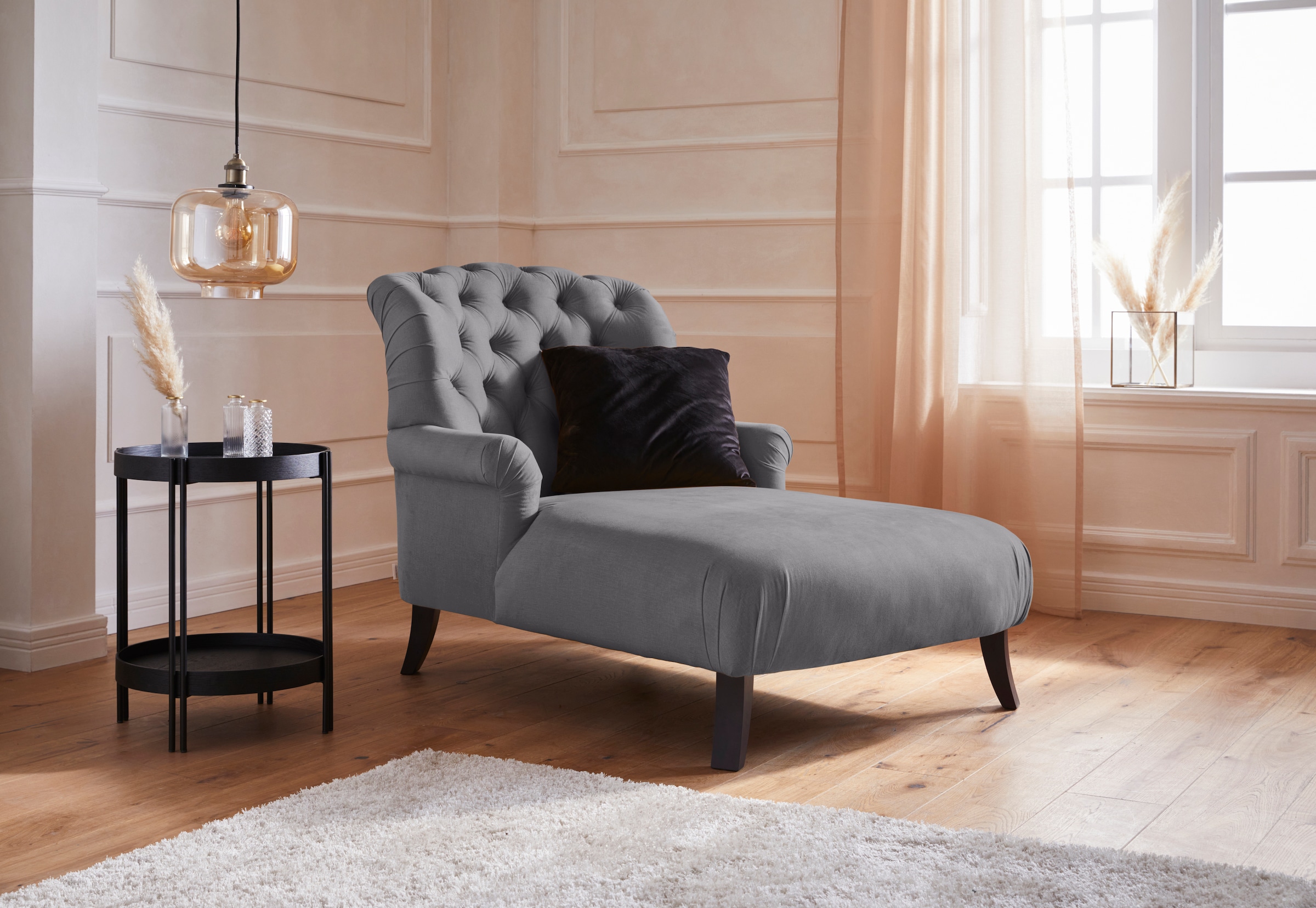 Guido Maria Kretschmer Home&Living Loveseat »Amiens Sessel Loungesessel«, mit wunderschöner Knopfheftung im Rücken