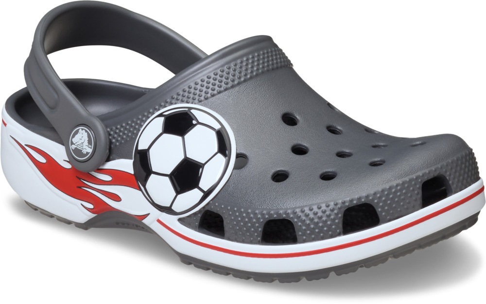 Crocs Clog "Classic Soccer Brand Clog K" Freizeitschuh, Sandale mit coolem günstig online kaufen