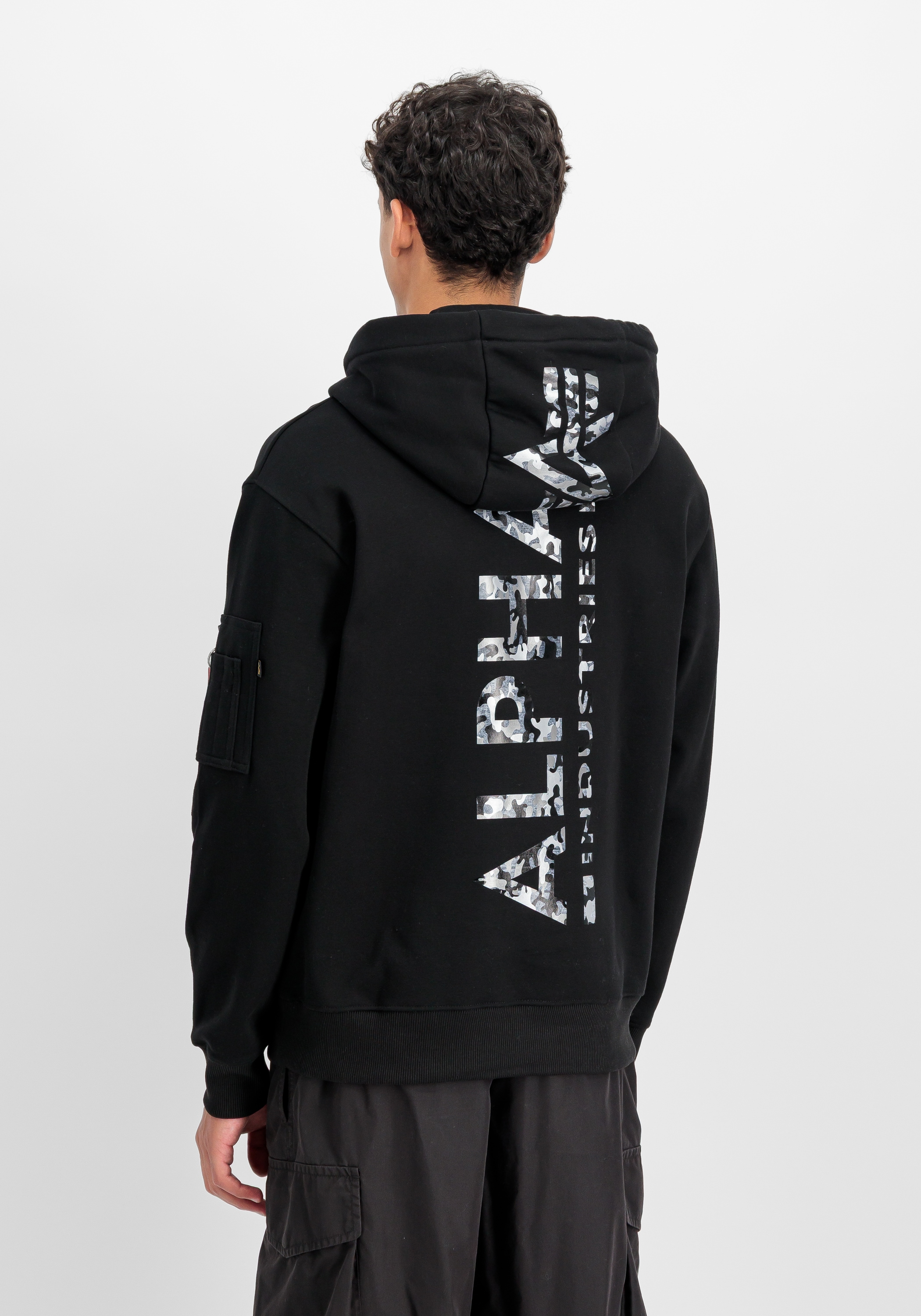 Alpha Industries Kapuzensweatshirt »Backprint Hoodie Mirror Camo«
