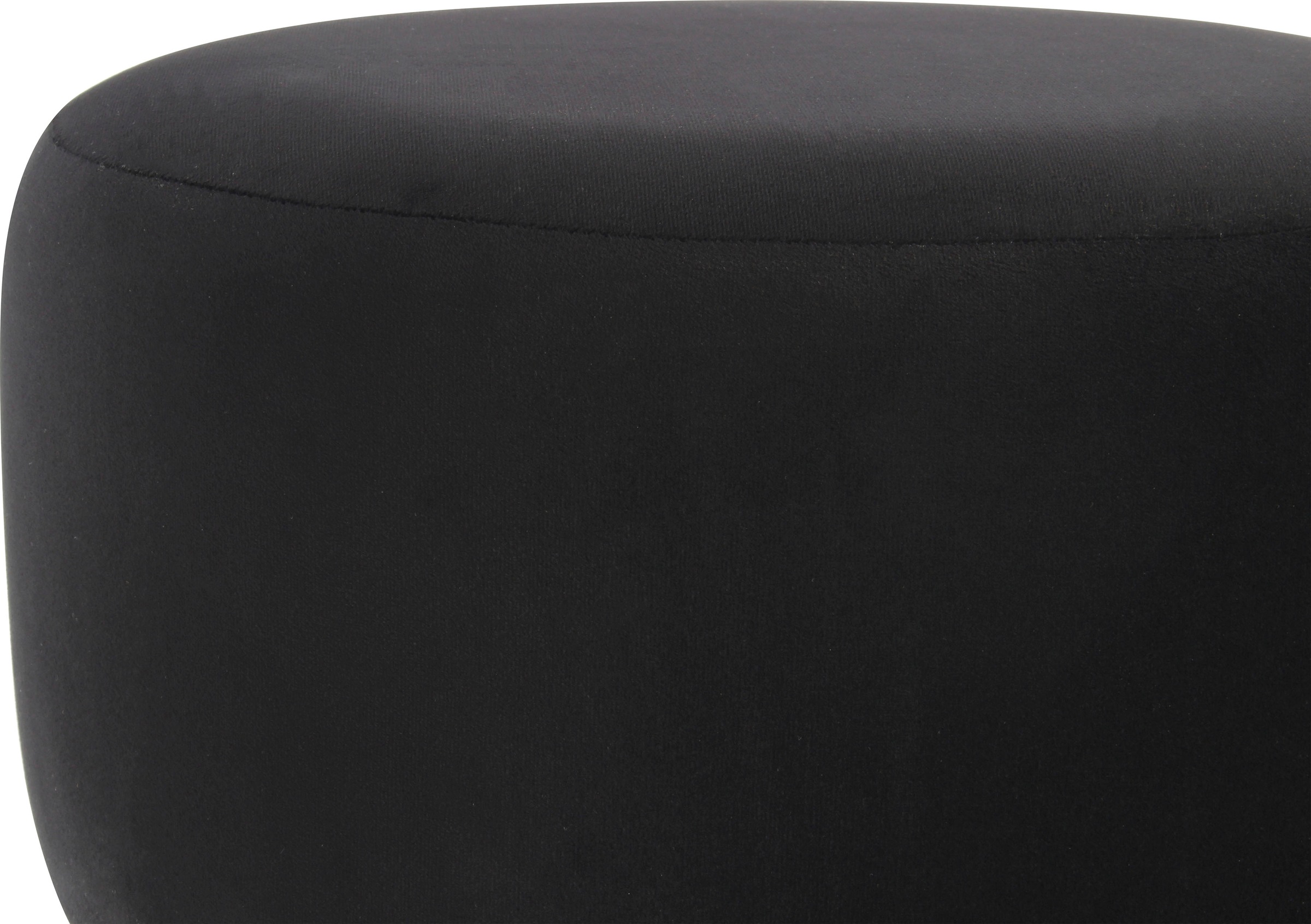 Kayoom Sitzhocker »Hocker Rebecca 825, Sitzpouf in runder Form,mit samtigem Bezug«, (1 St.), pflegeleicht, modern, vielseitig verwendbar, Sitzfläche gepolstert
